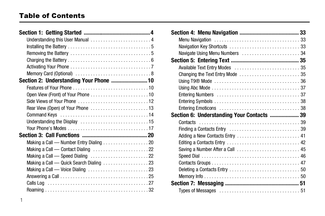 Sharp R520_CJ16_MM_111009_F4 user manual Table of Contents 