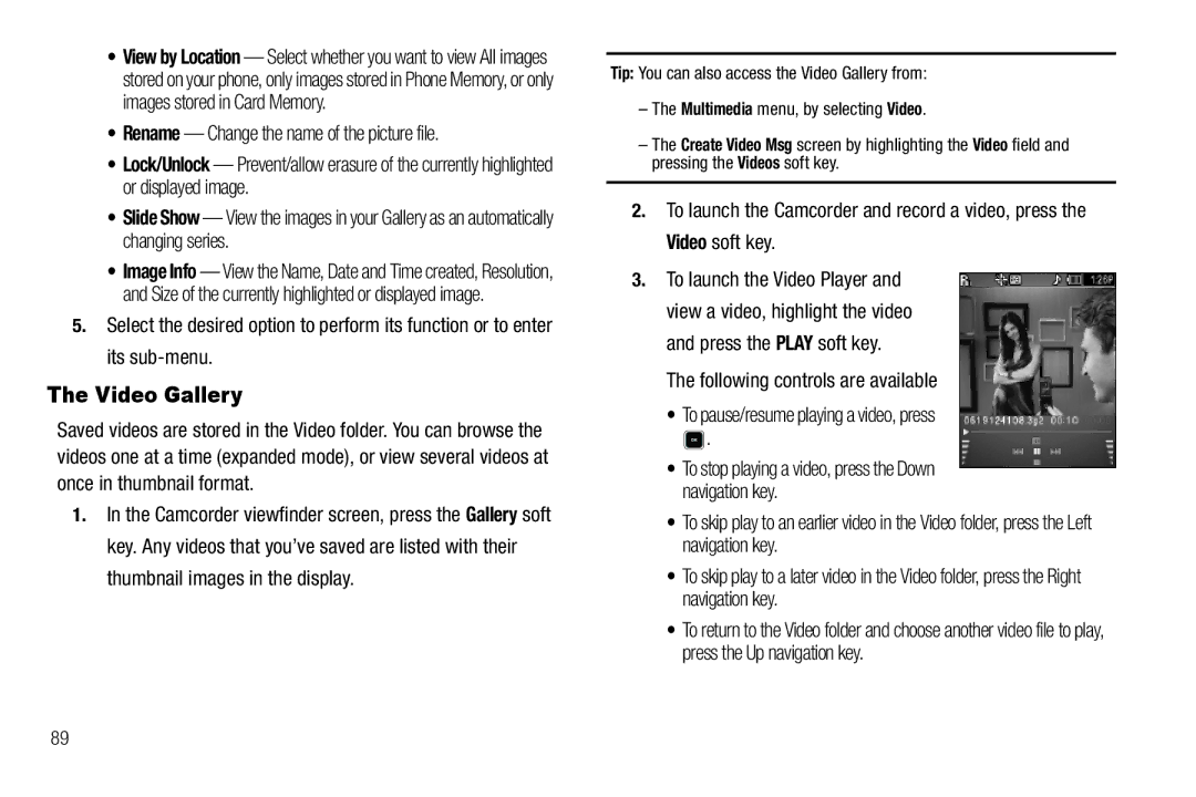 Sharp R520_CJ16_MM_111009_F4 user manual Video Gallery 