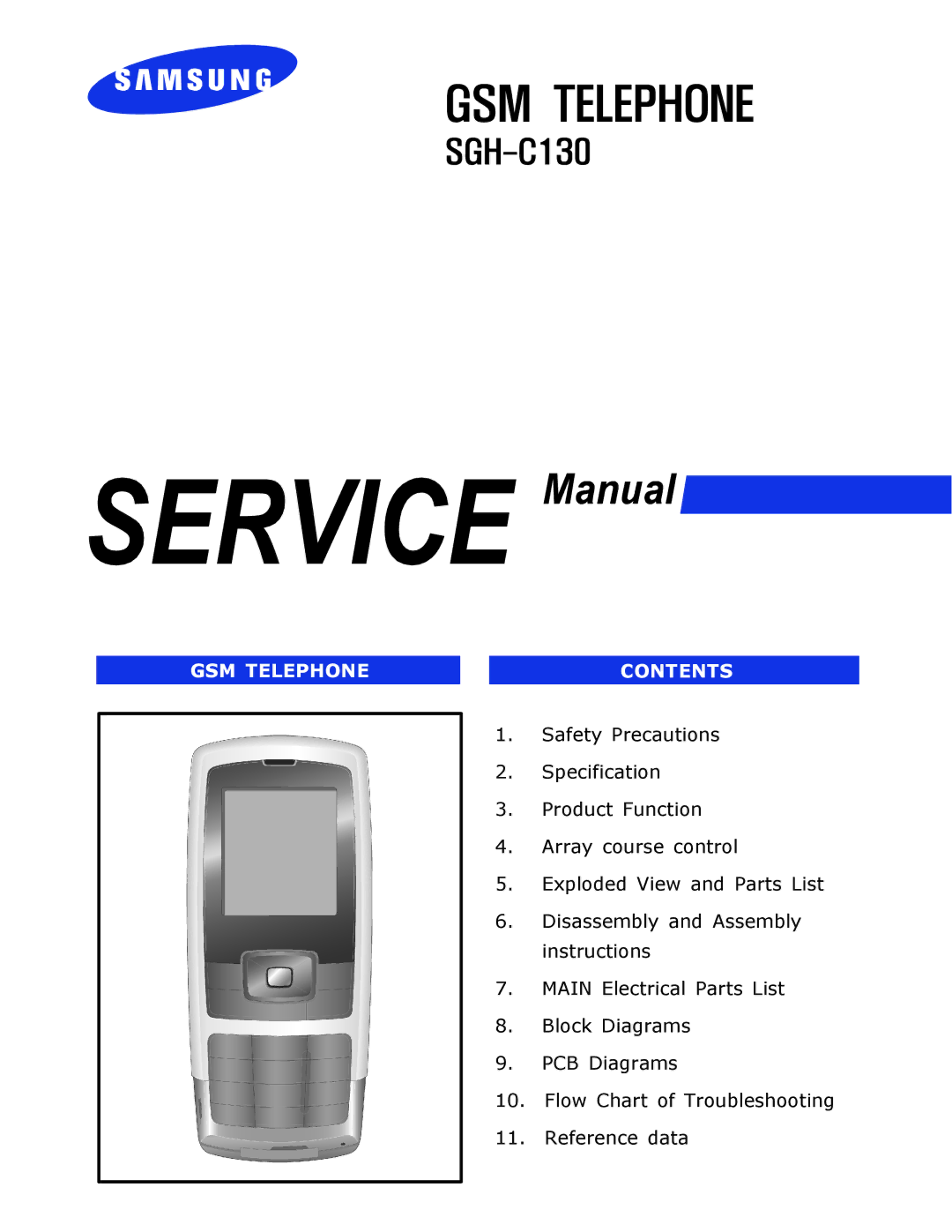 Sharp SGH-C130 manual GSM Telephone 