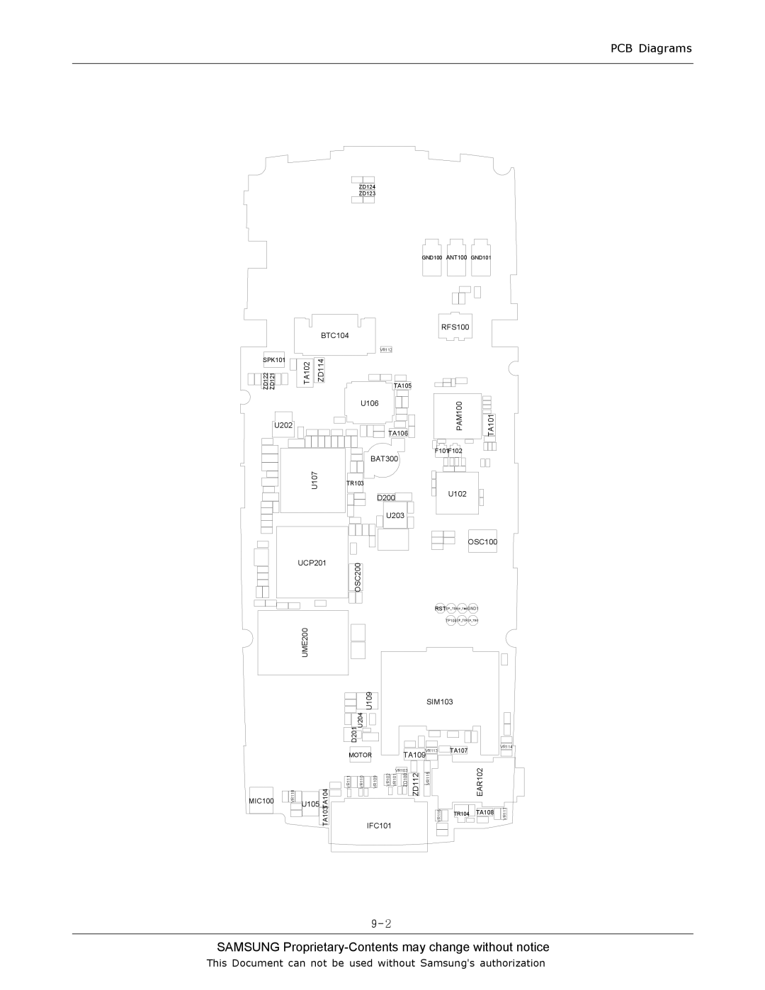 Sharp SGH-C130 manual PCB Diagrams 