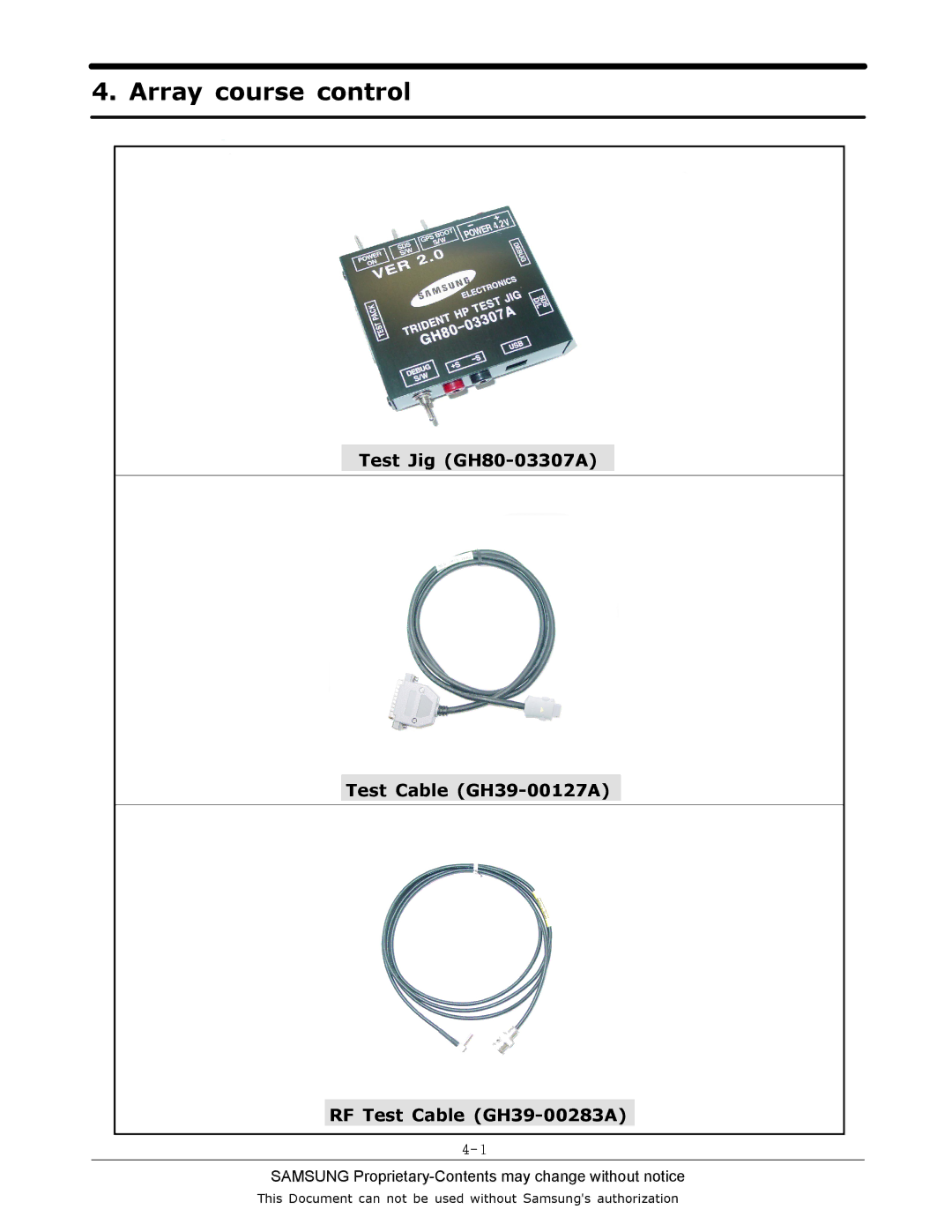 Sharp SGH-C130 manual Array course control 