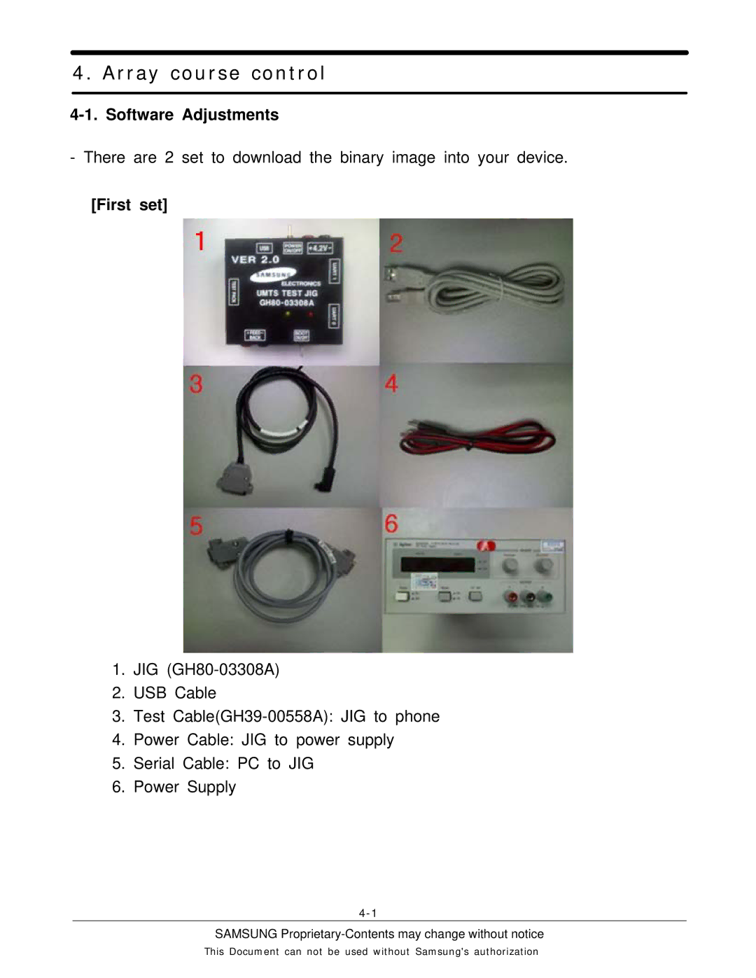 Sharp SGH-I600 manual Array course control 