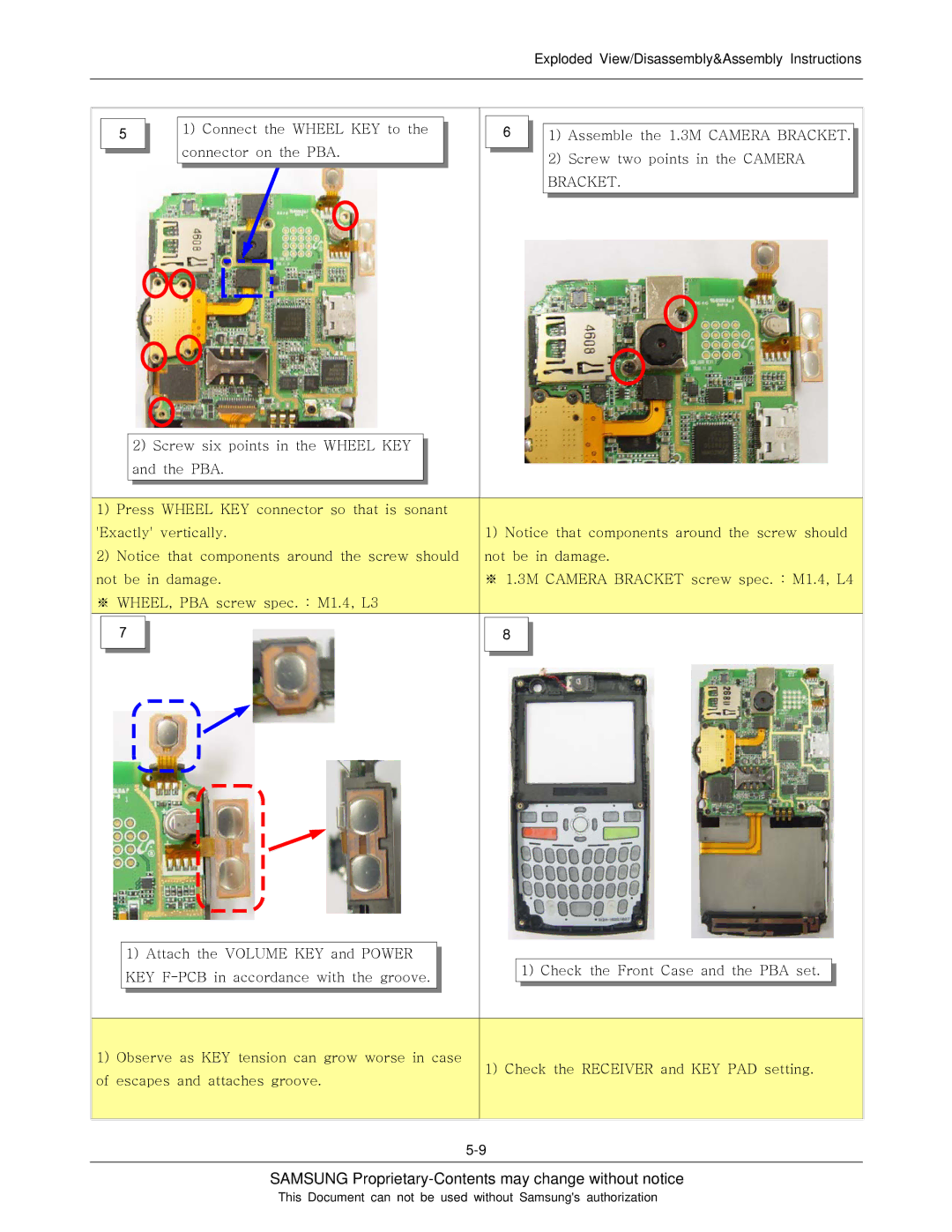 Sharp SGH-I600 manual Bracket 