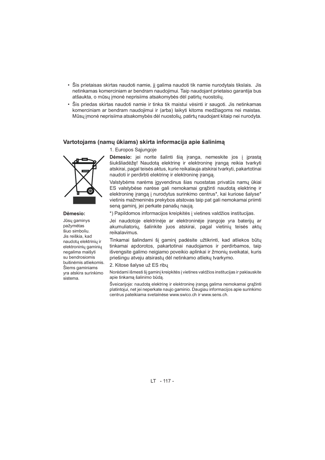 Sharp SJ-F320V operation manual Su bendrosiomis Sistema 