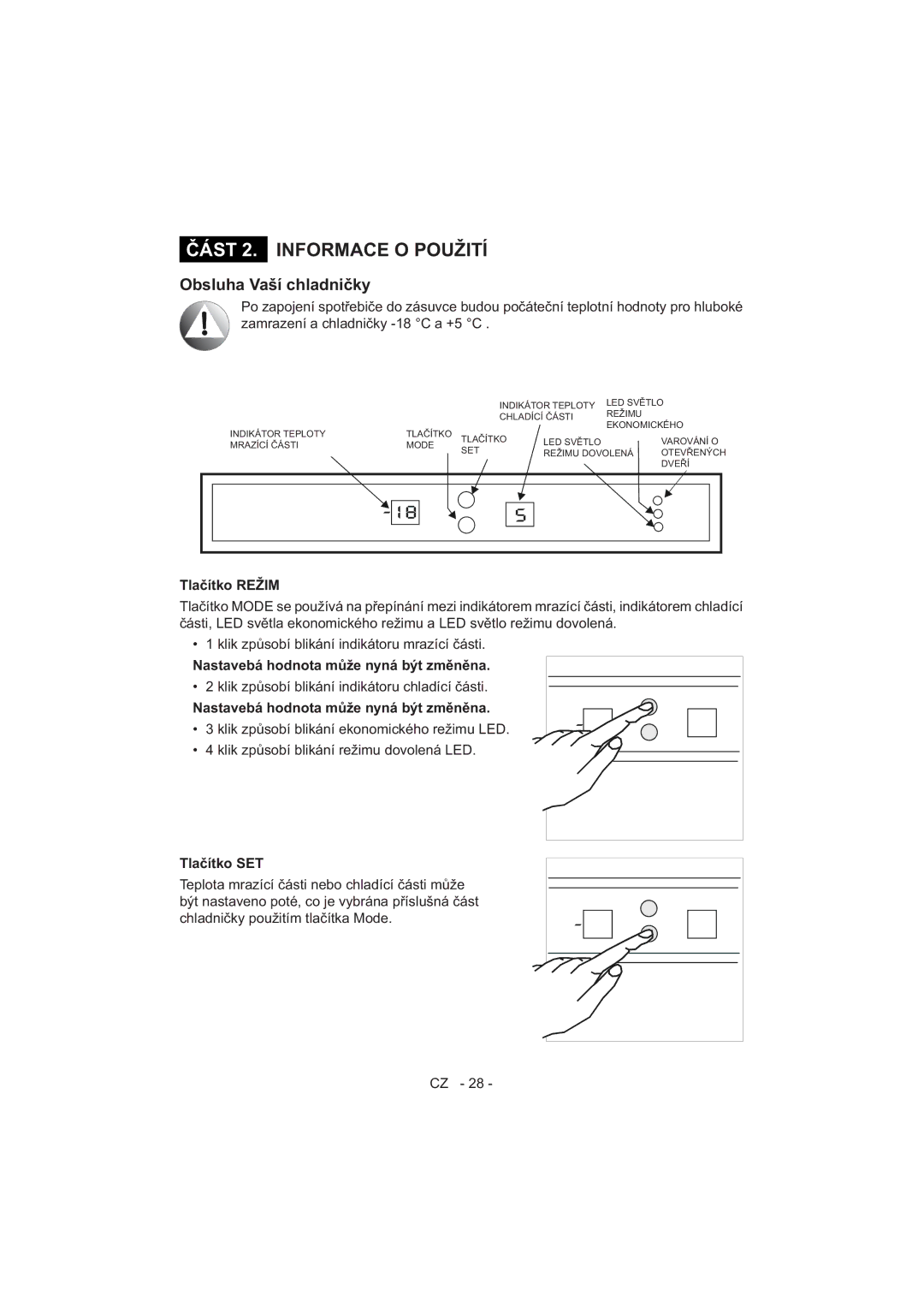 Sharp SJ-F320V operation manual Set 