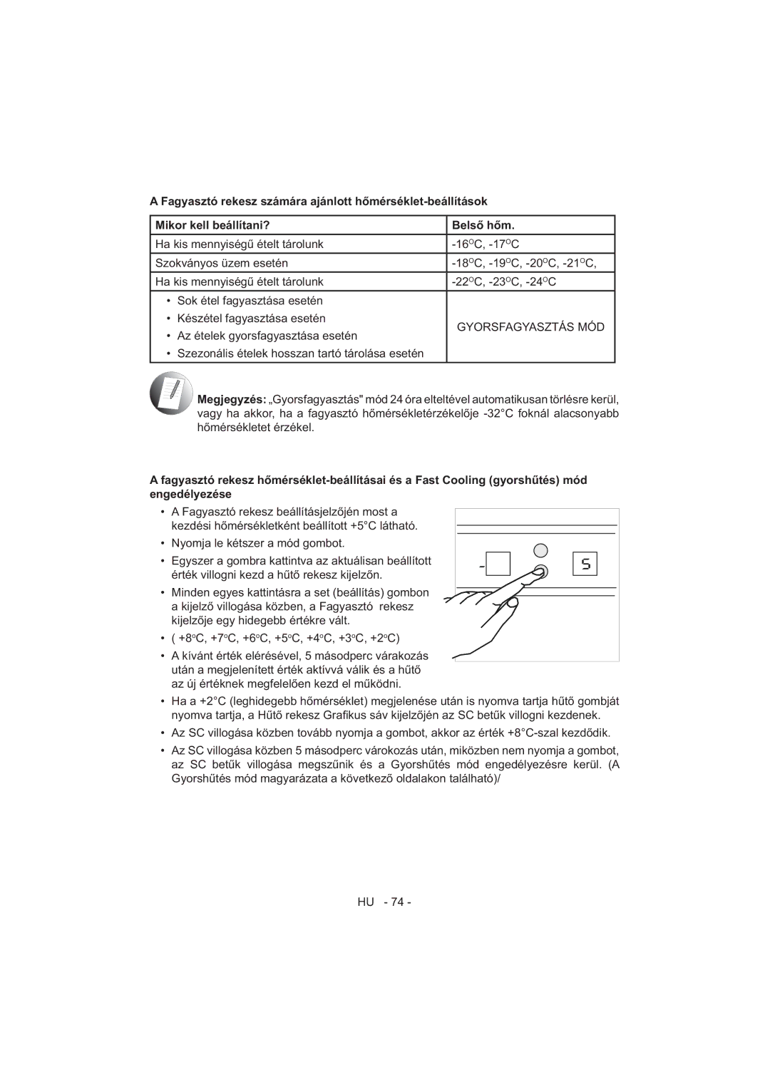 Sharp SJ-F320V operation manual Engedélyezése 