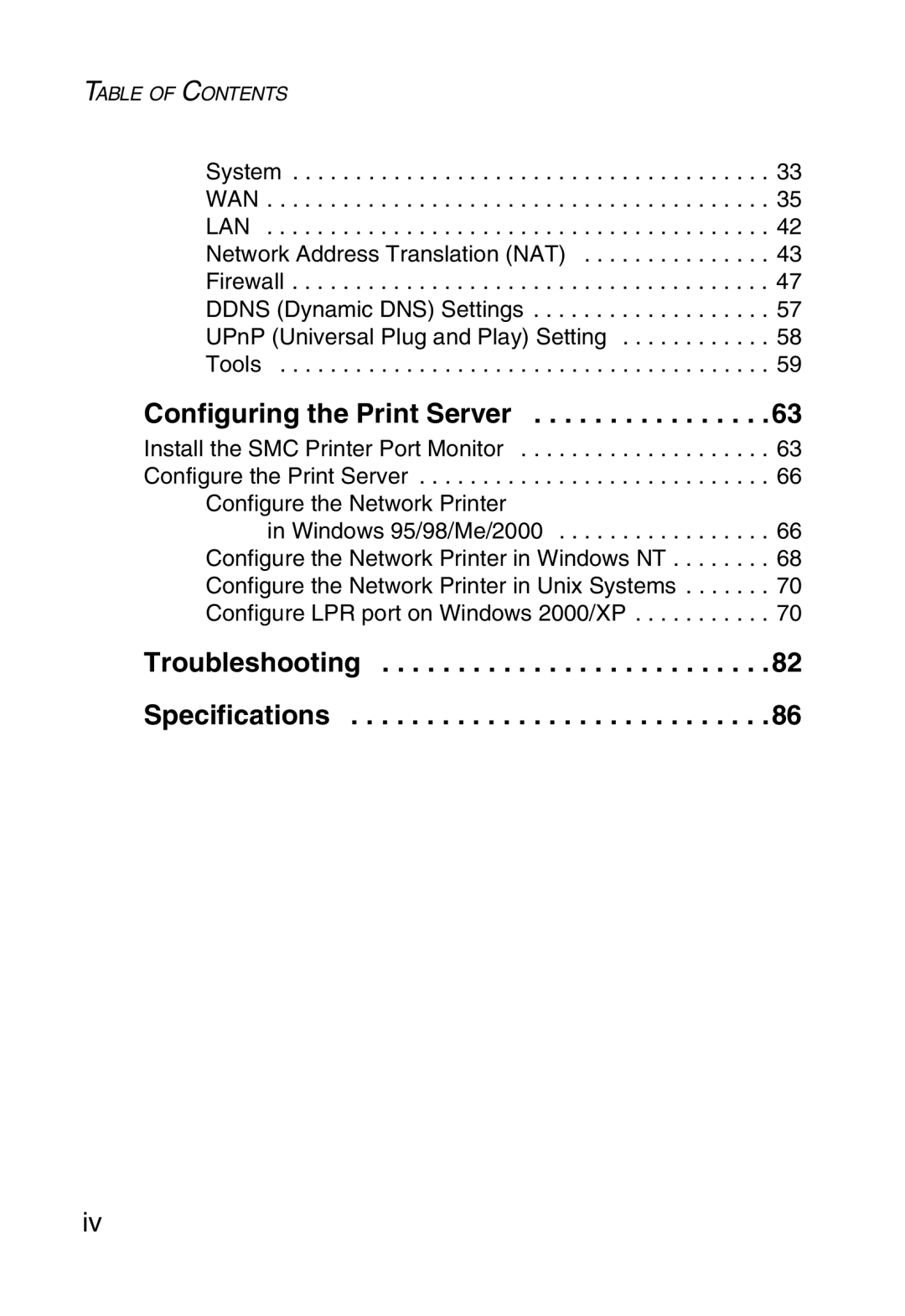 Sharp SMC7004ABR, S M C 7 0 0 4 A B R manual Configuring the Print Server 