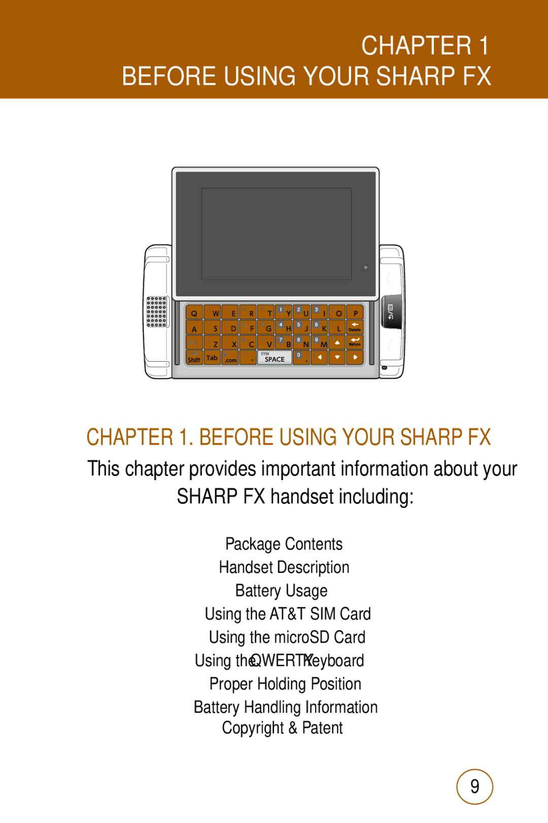 Sharp STX-2 manual Before Using Your Sharp FX 