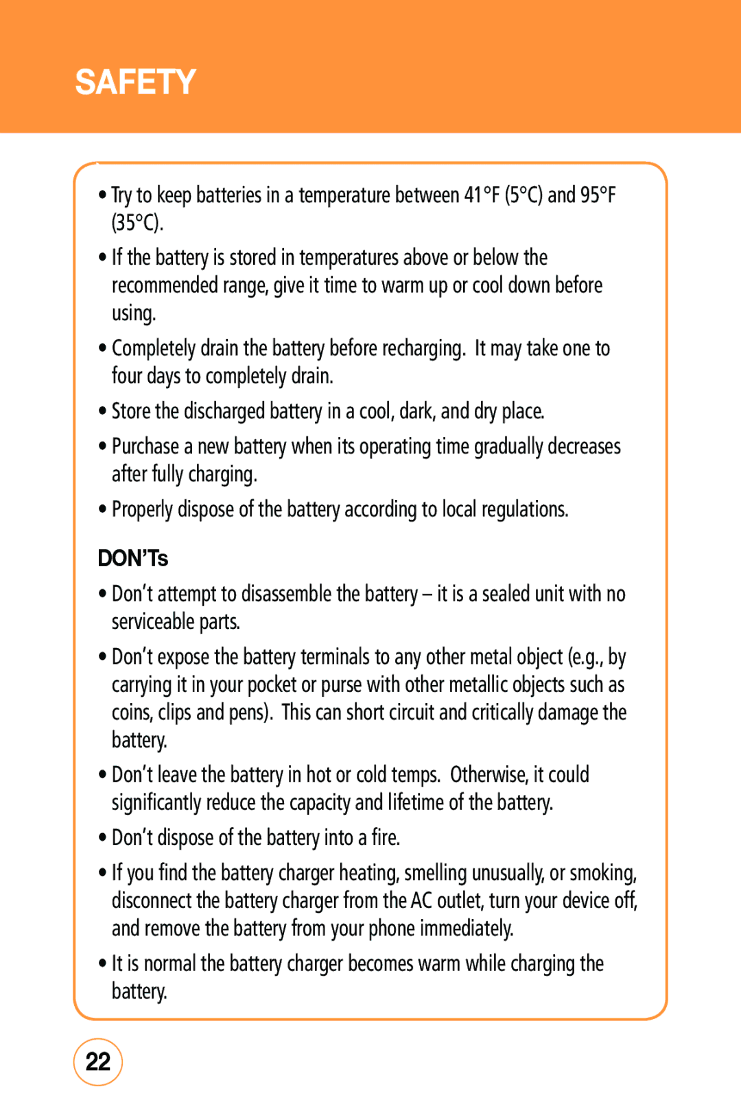 Sharp STX-2 manual DON’Ts 