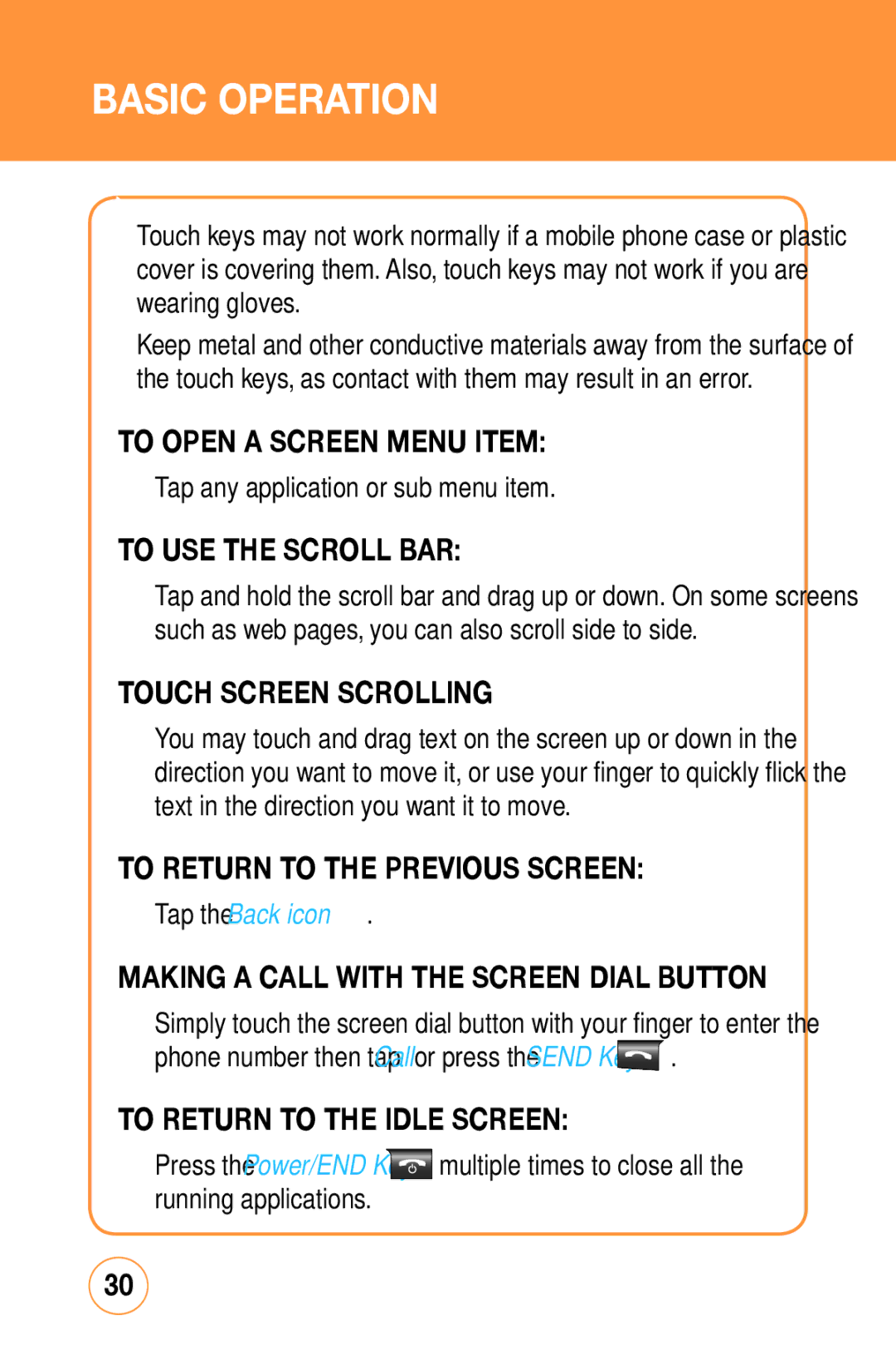 Sharp STX-2 manual To Return to the Previous Screen, Making a Call with the Screen Dial Button 