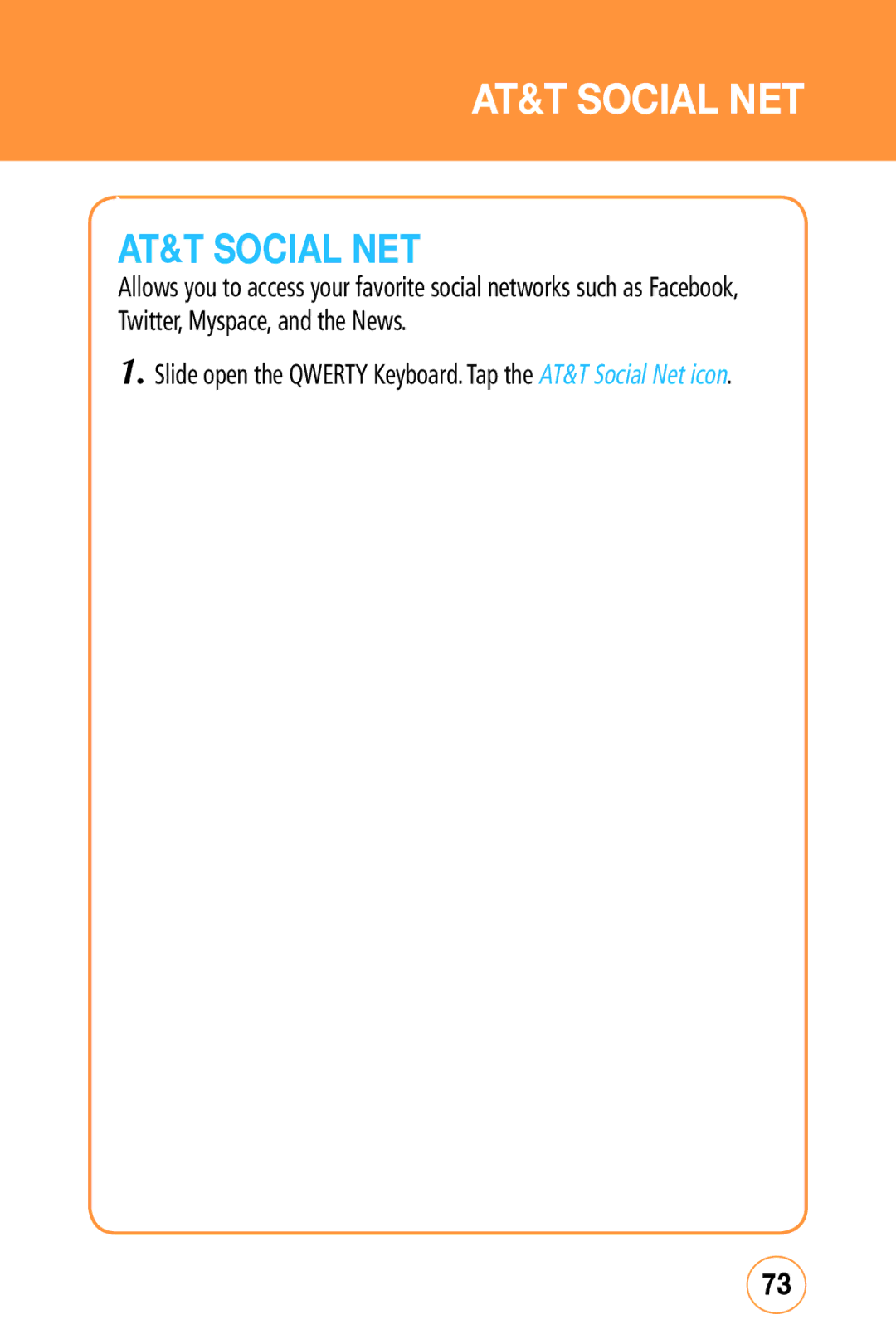 Sharp STX-2 manual AT&T Social NET 