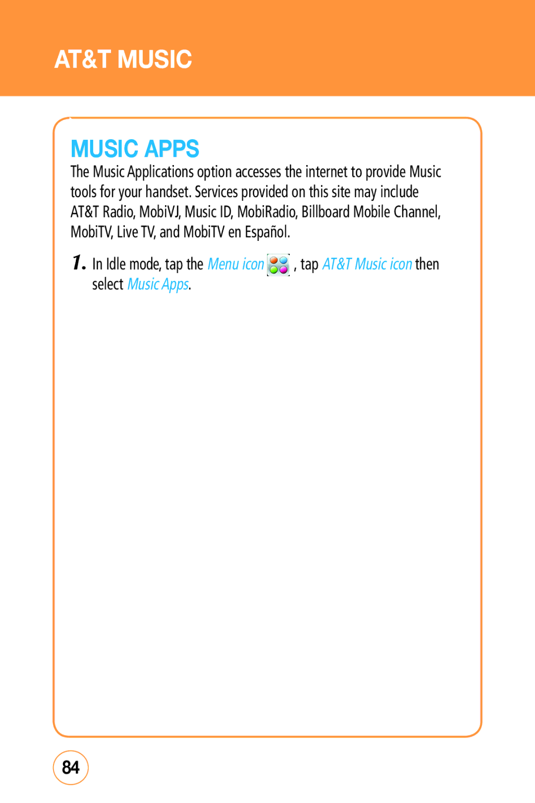 Sharp STX-2 manual Select Music Apps 