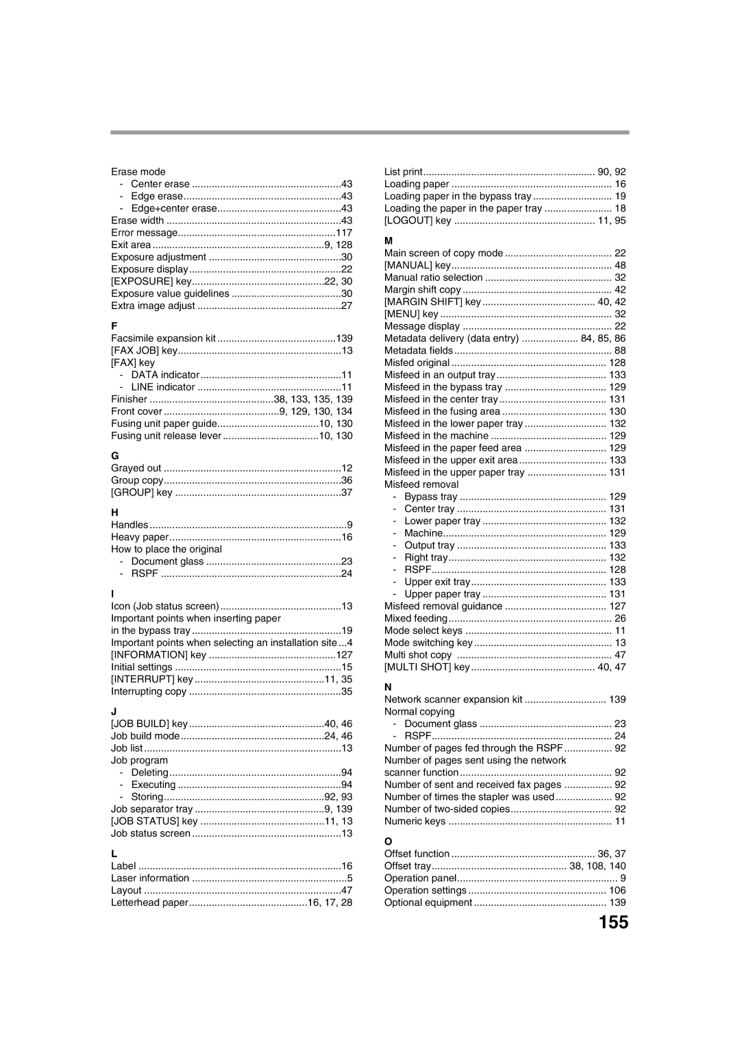 Sharp TINSE2026QSZZ operation manual 155 