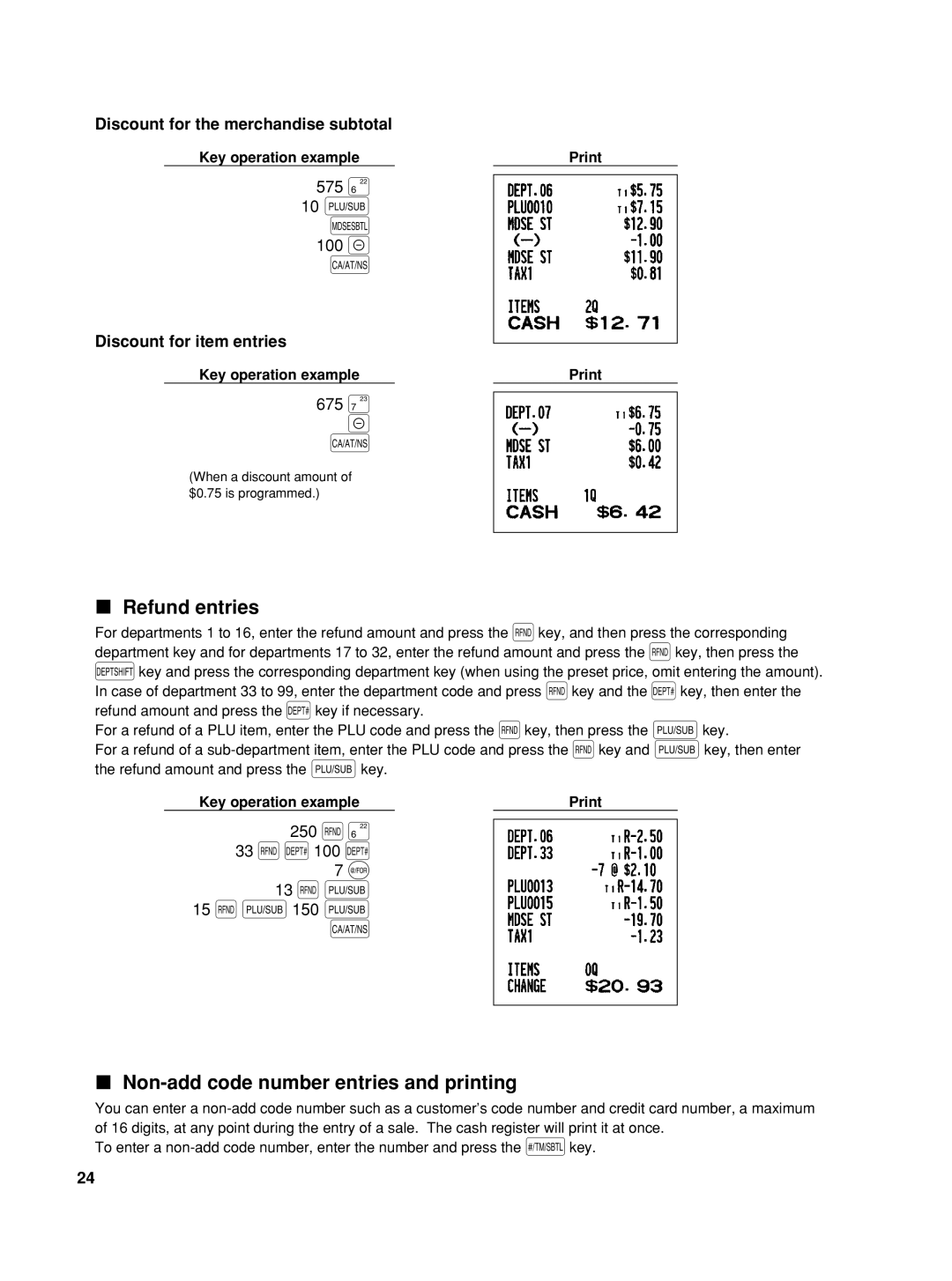 Sharp XE-A22S, TINSZ2601RCZZ, XEA22SR instruction manual 575 +, 100, 675, 250 f+, 13 fp 