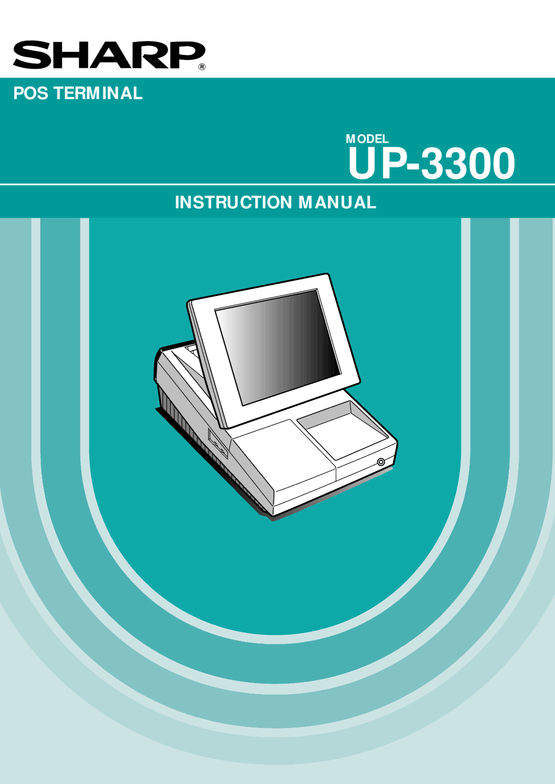 Sharp UP-3300 instruction manual 