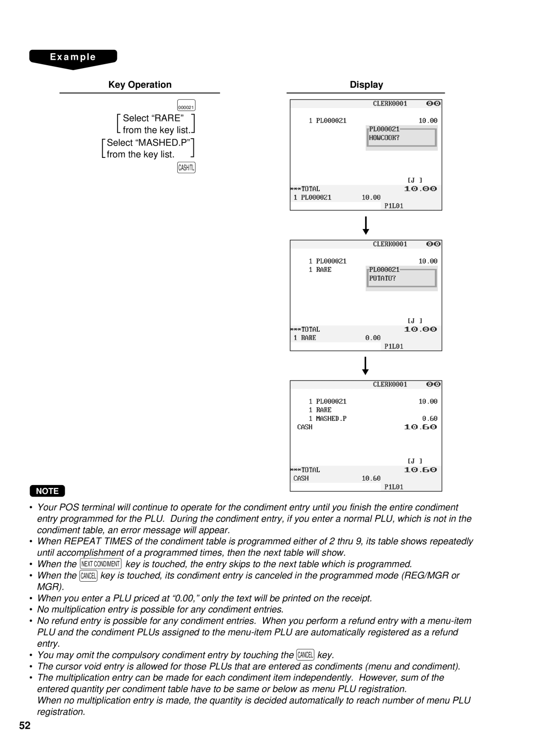 Sharp UP-3300 instruction manual 000021 