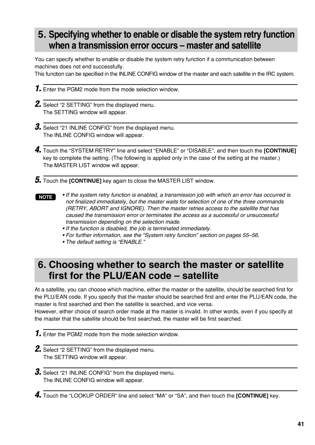 Sharp UP-3500 instruction manual Transmission depending on the selection made 