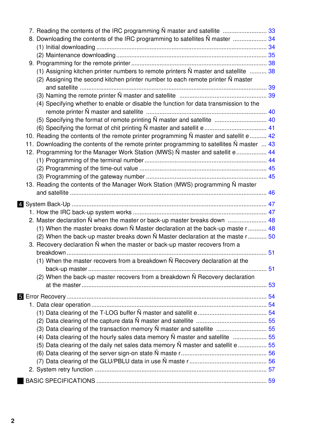 Sharp UP-700, UP-600 instruction manual Basic Specifications 