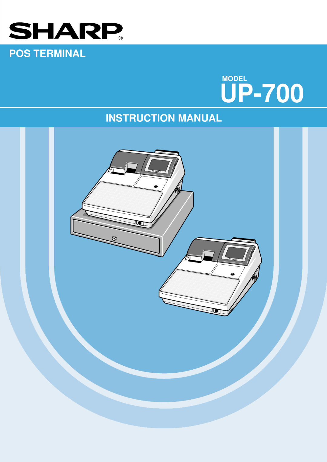 Sharp UP-700 instruction manual 