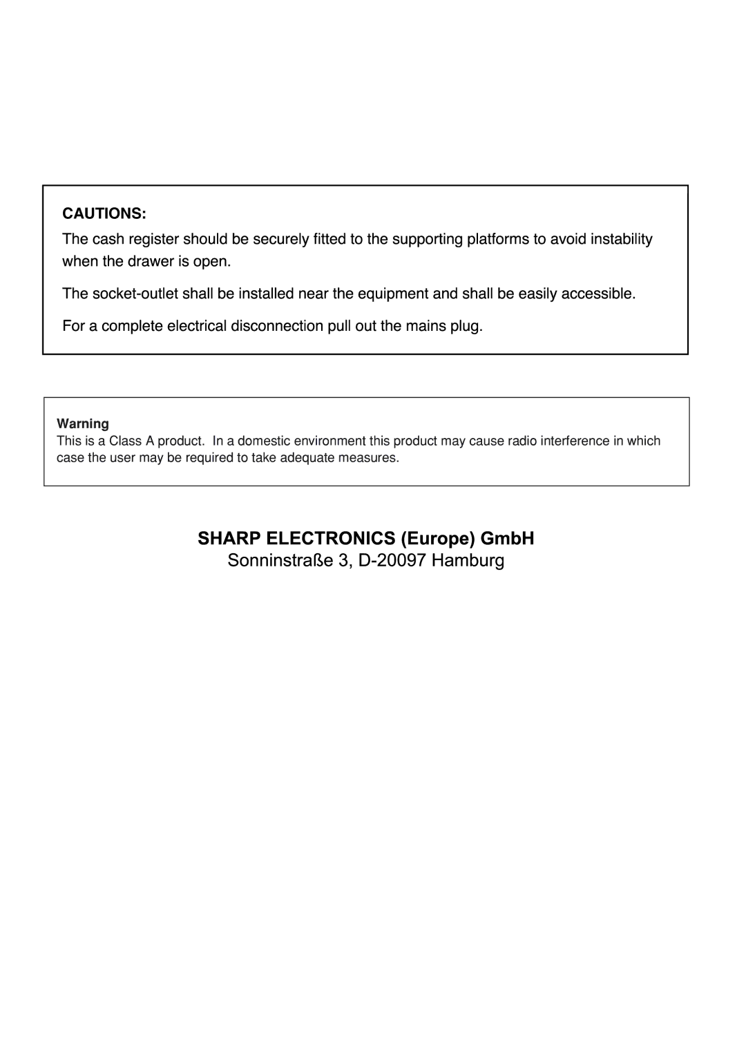 Sharp UP-820N instruction manual 