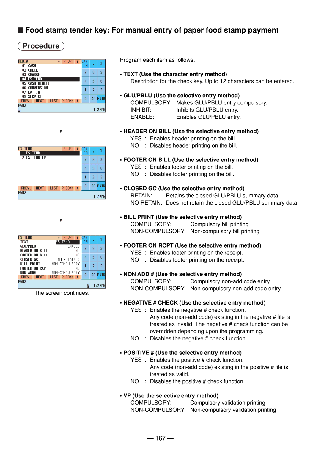 Sharp UP-820N manual 167, Text Use the character entry method 