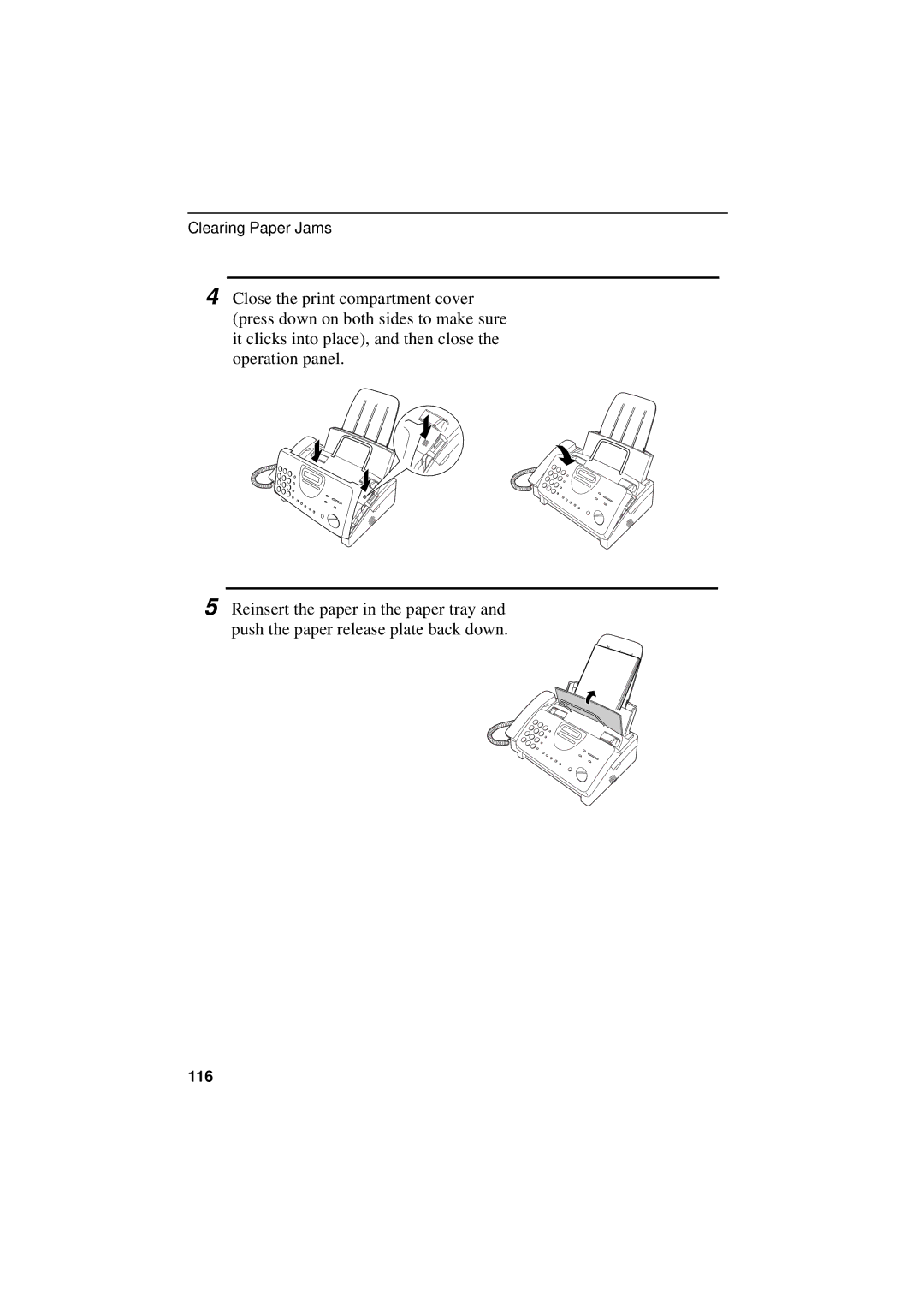 Sharp UX-300 operation manual 116 