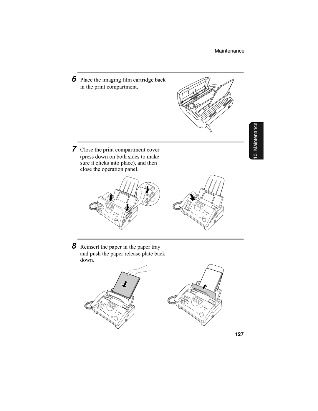 Sharp UX-340L operation manual 127 