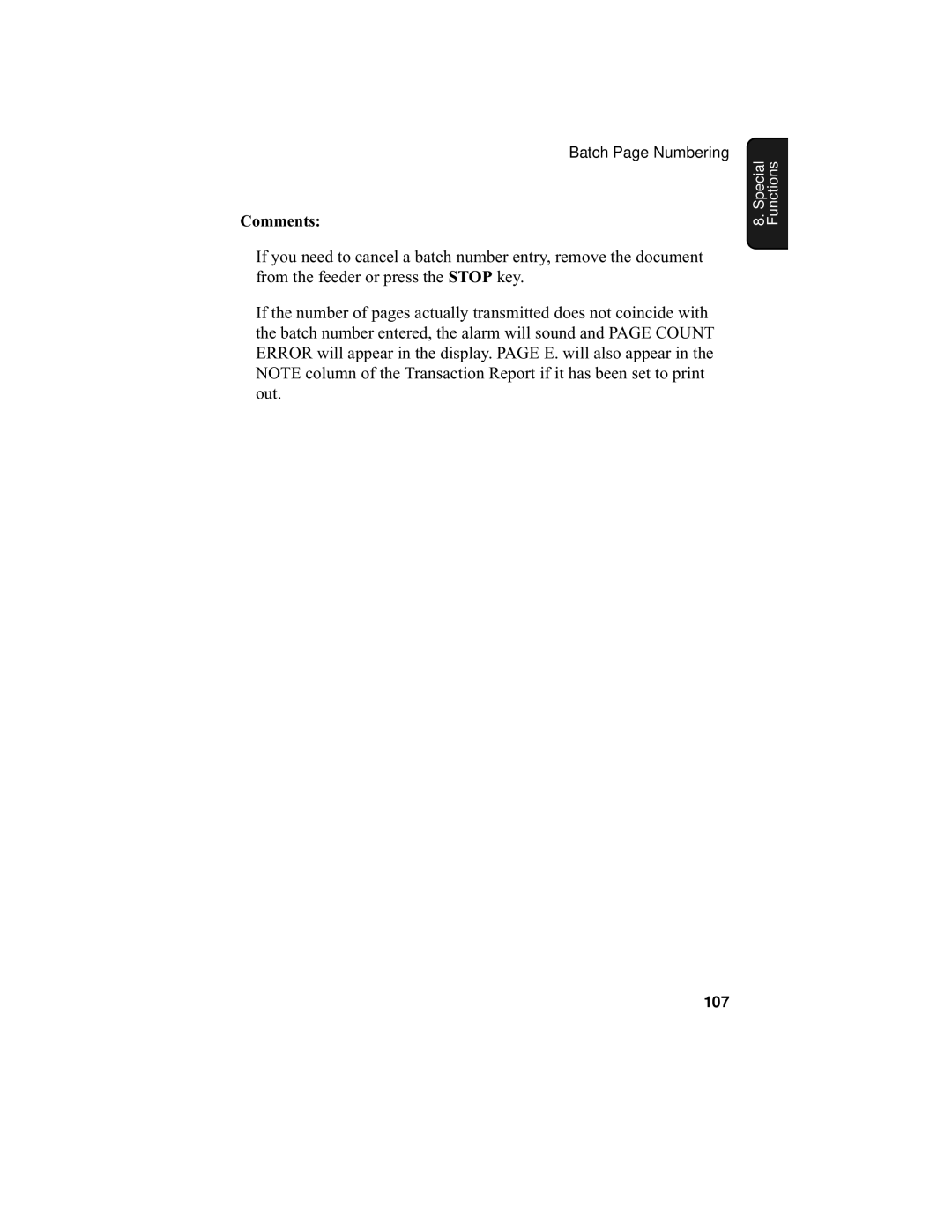 Sharp UX-355L operation manual Comments 