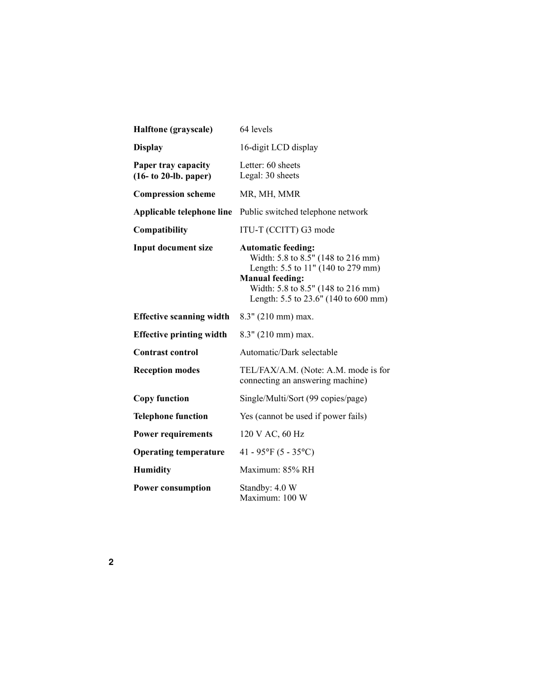 Sharp UX-355L operation manual Halftone grayscale 