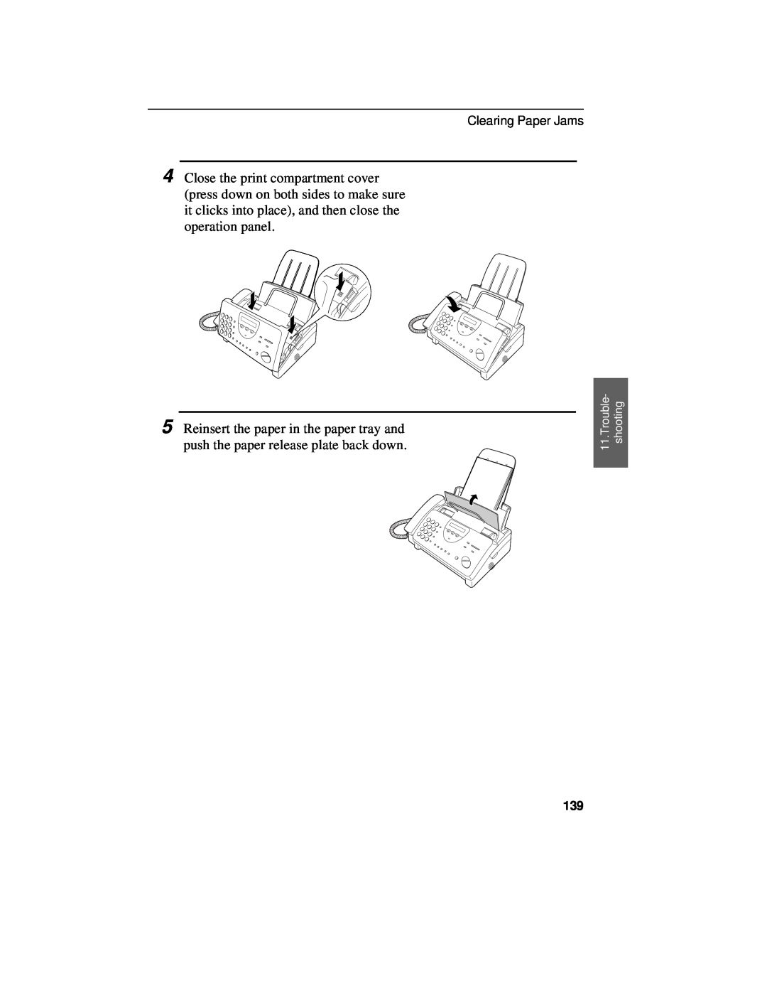 Sharp UX-460 operation manual 