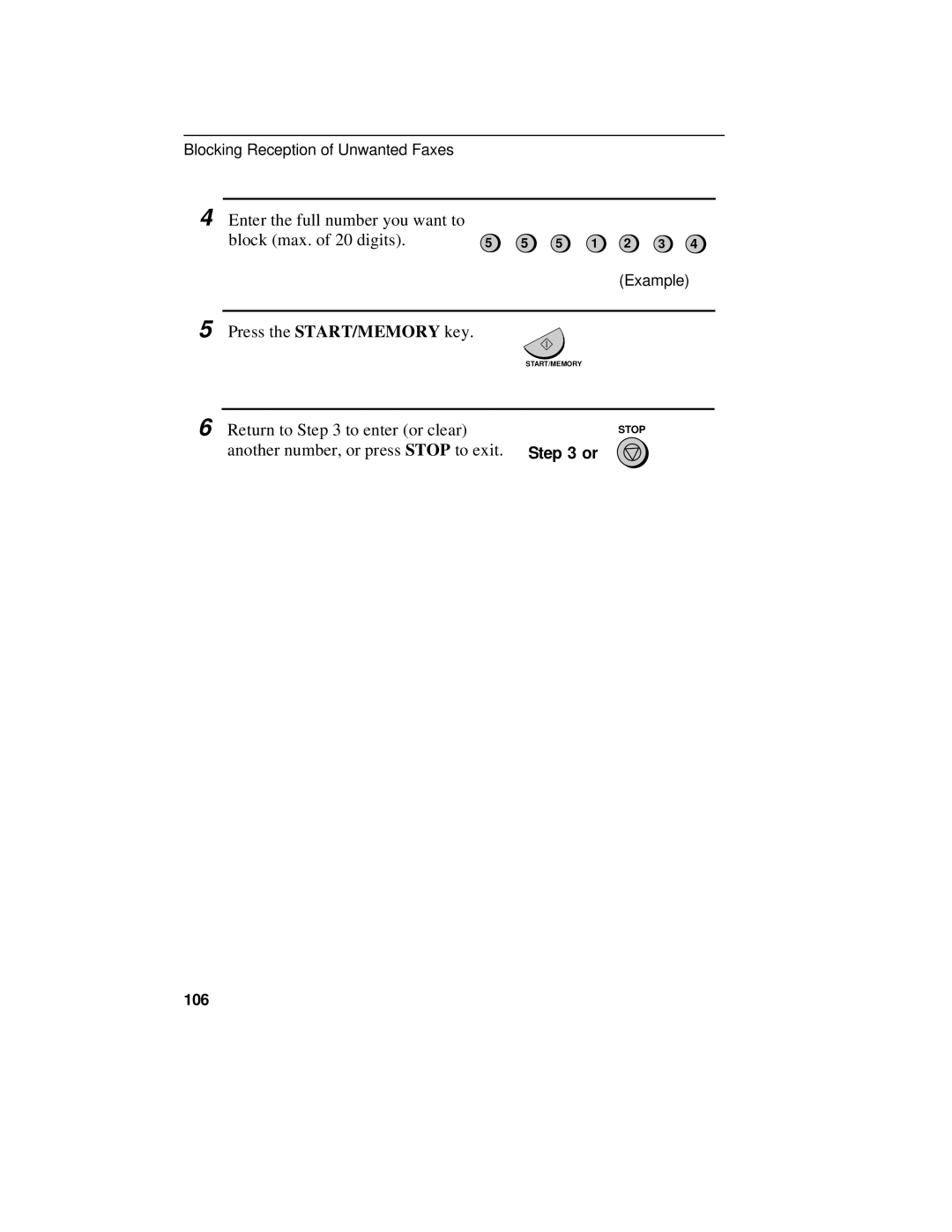 Sharp UX-470 operation manual 106 