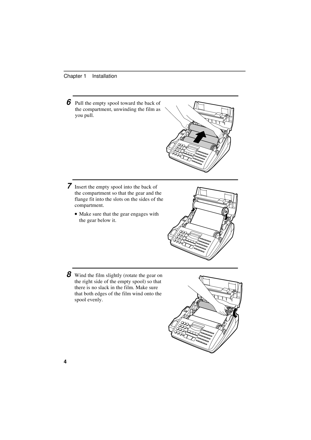 Sharp UX-600M operation manual Installation 