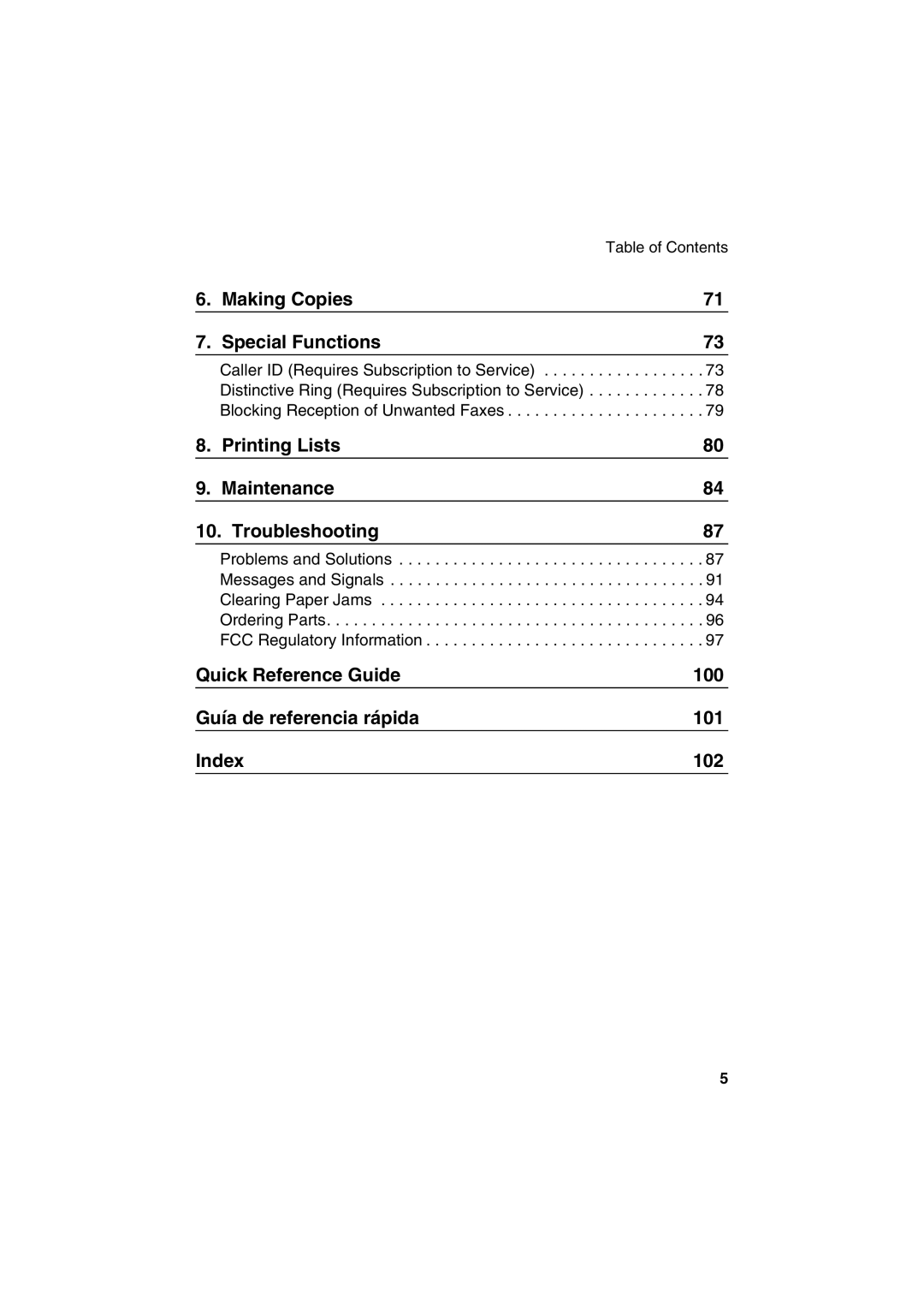 Sharp UX-A255 operation manual Making Copies Special Functions 