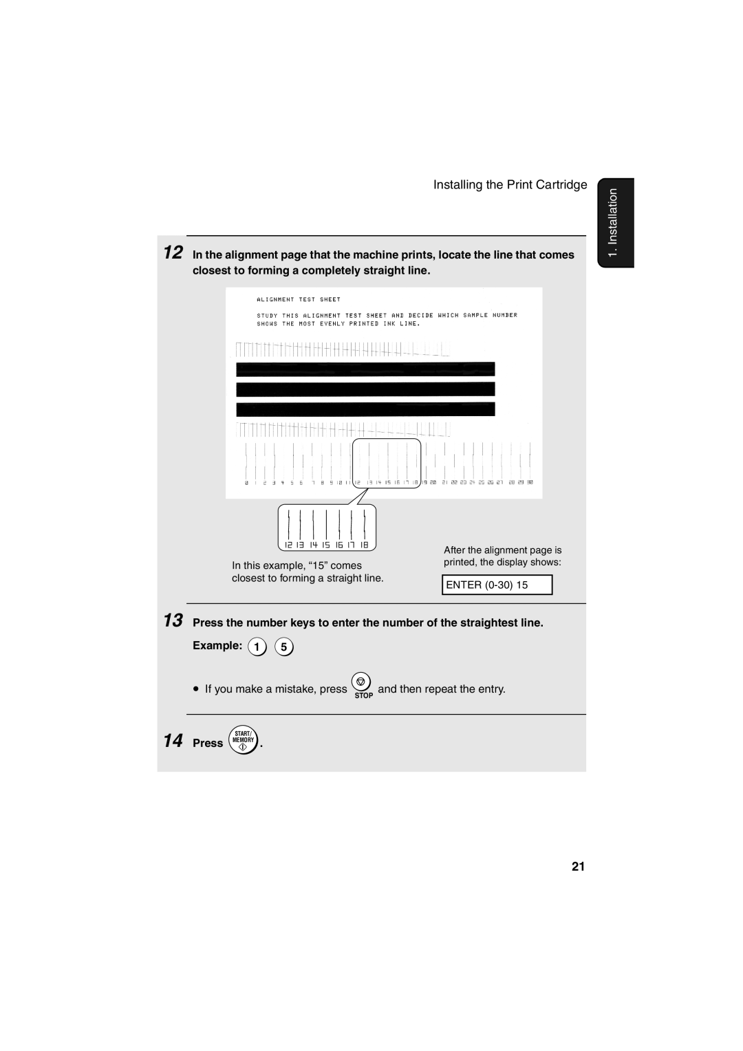 Sharp UX-B700 manual Press Memory 