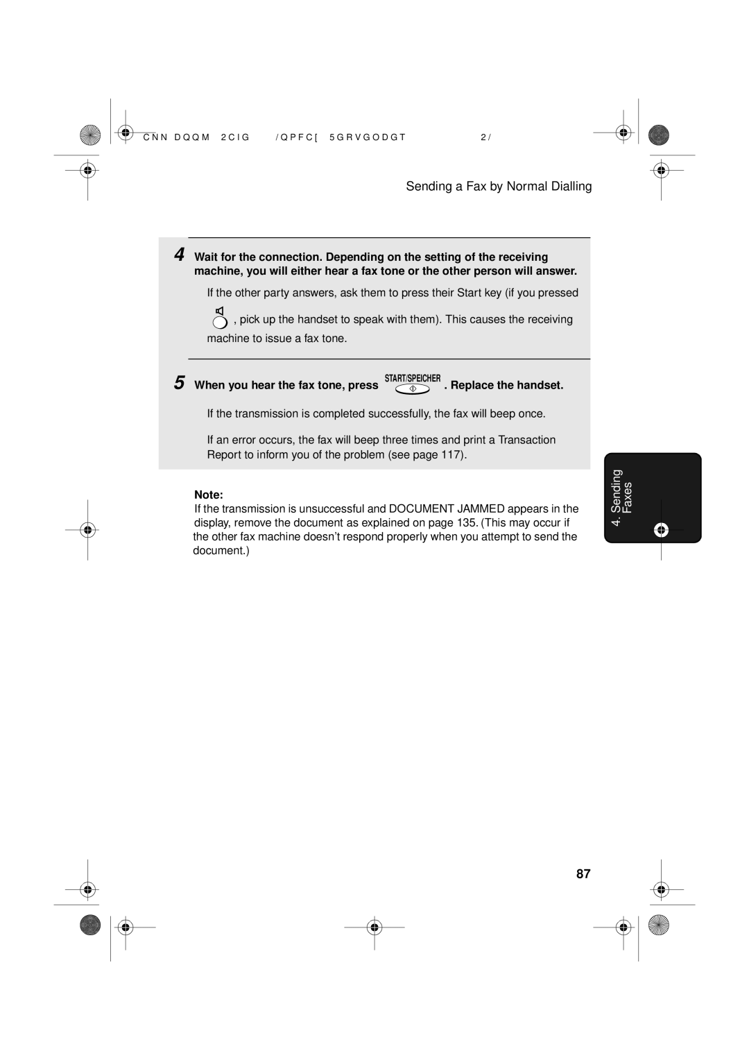 Sharp UX-D50 manual All.book Page 87 Monday, September 1, 2003 346 PM 