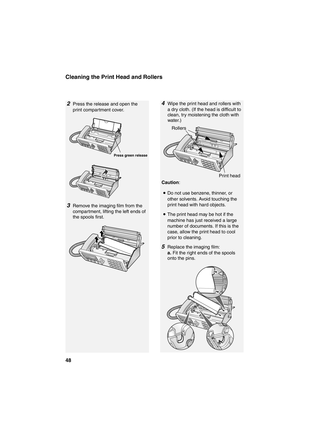 Sharp UX-P710, UX-A760 operation manual Press green release 