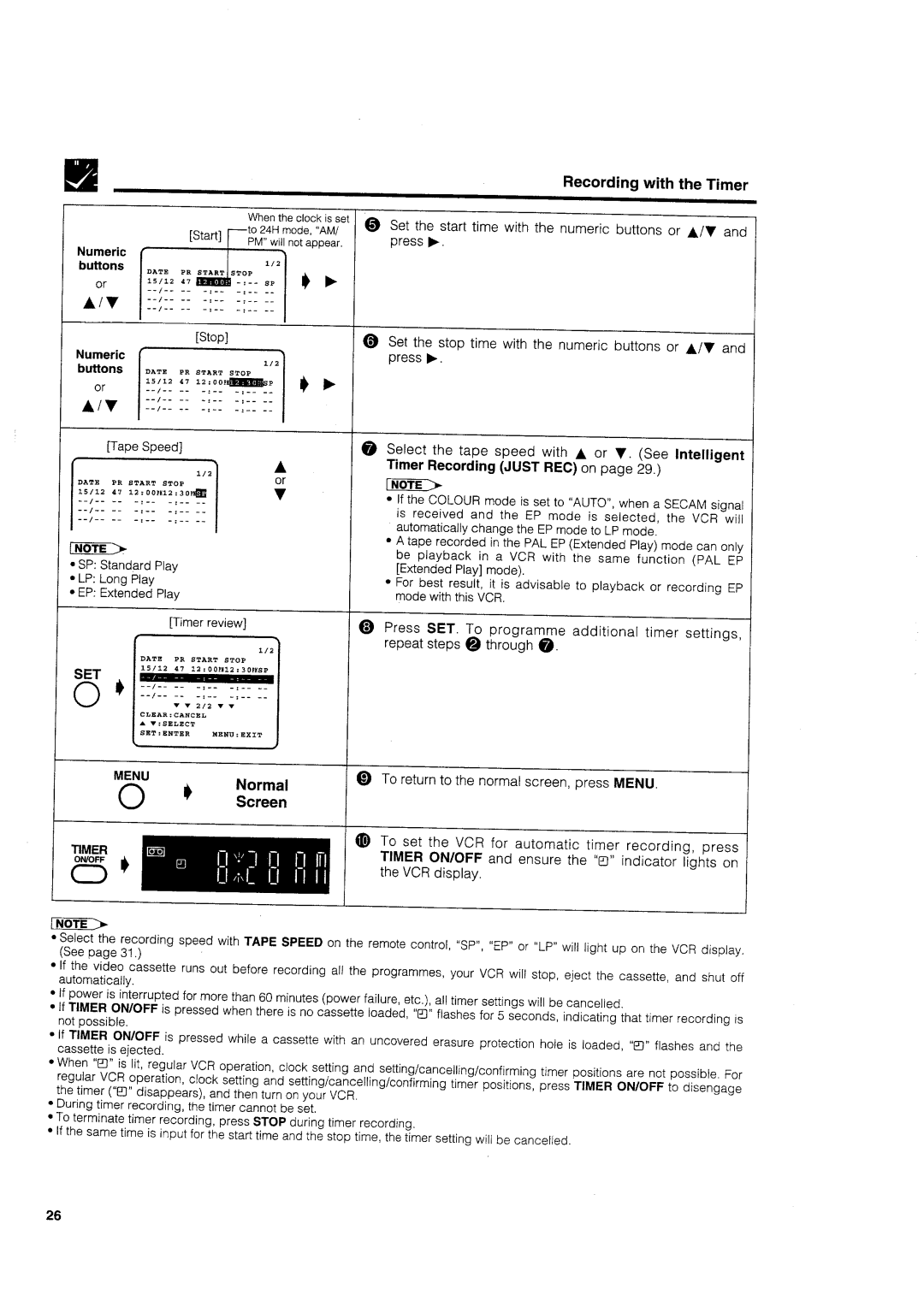 Sharp VC-H705X manual 