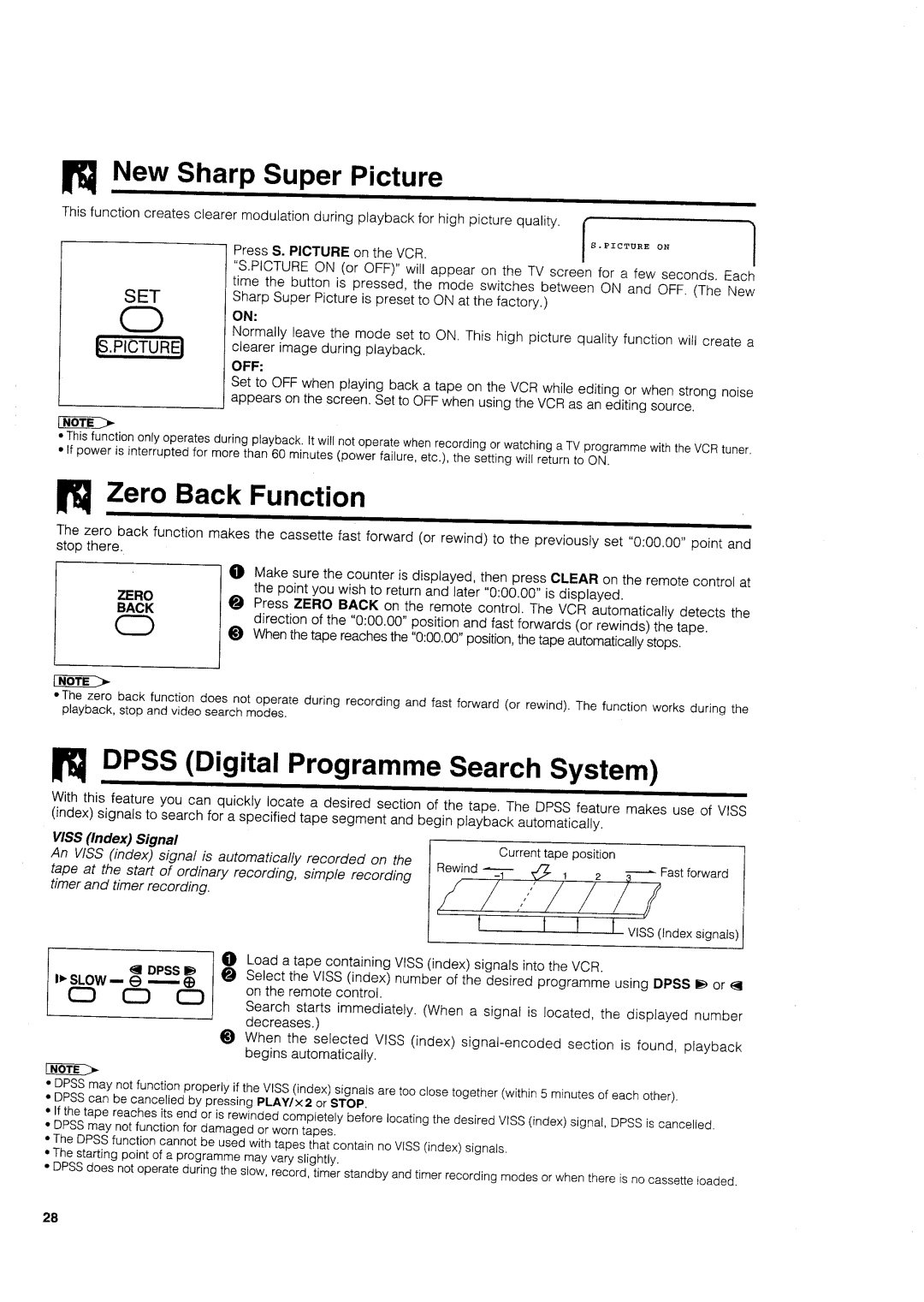 Sharp VC-H705X manual 