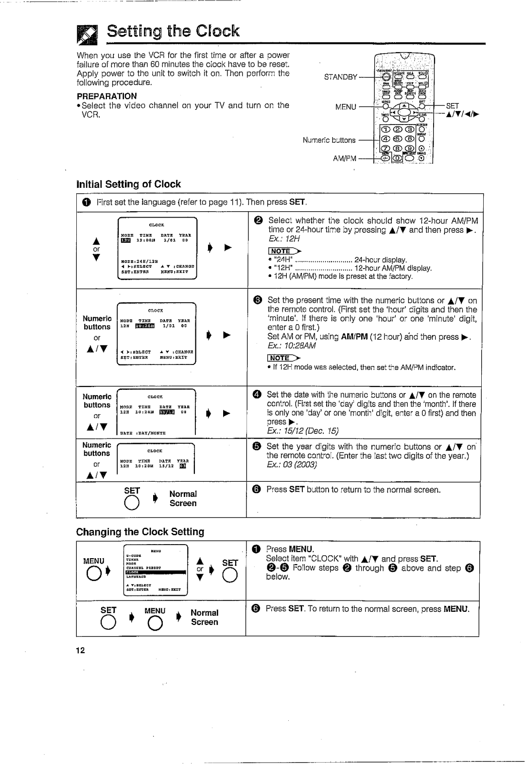 Sharp VC-H726X manual 