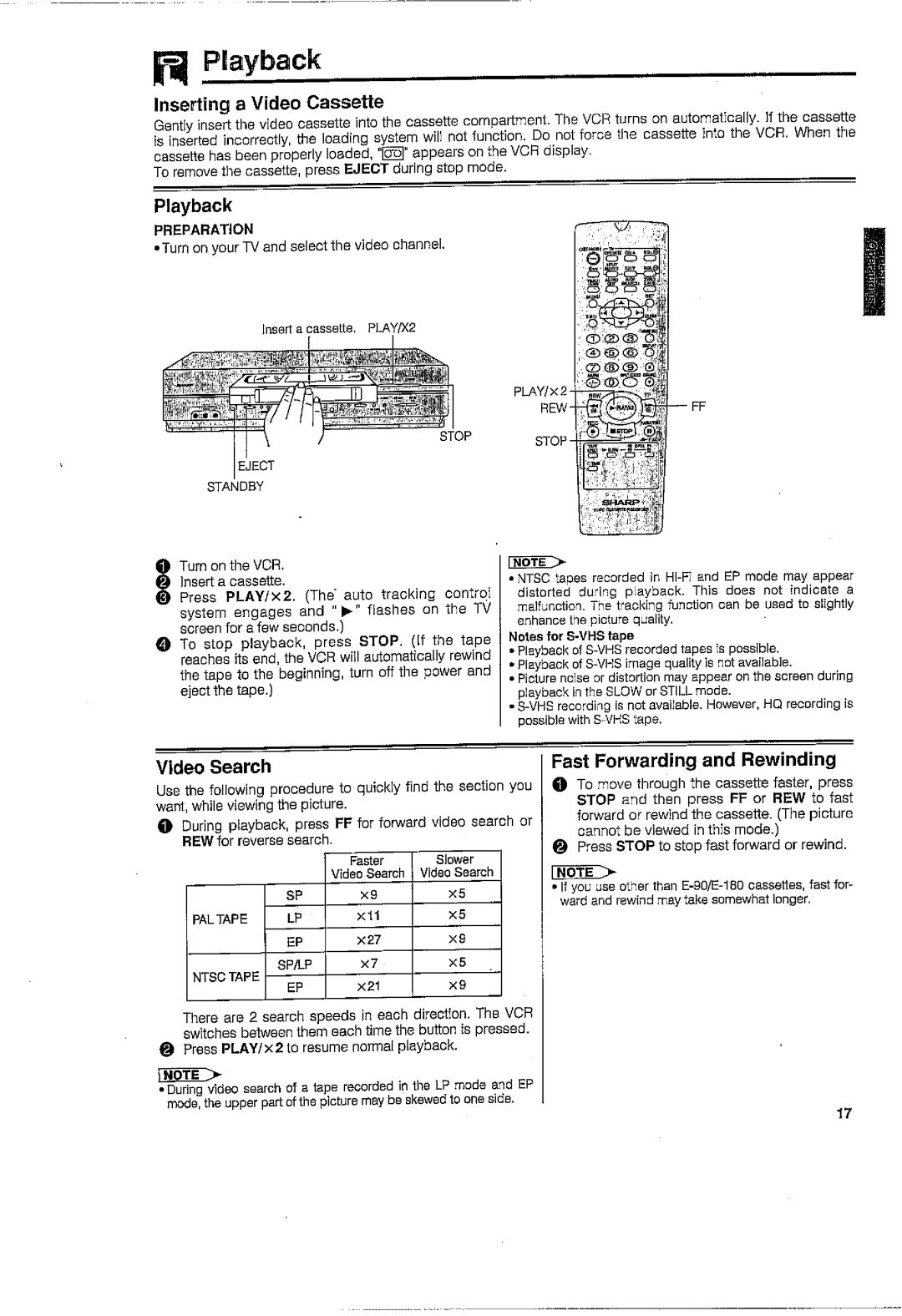 Sharp VC-H726X manual 