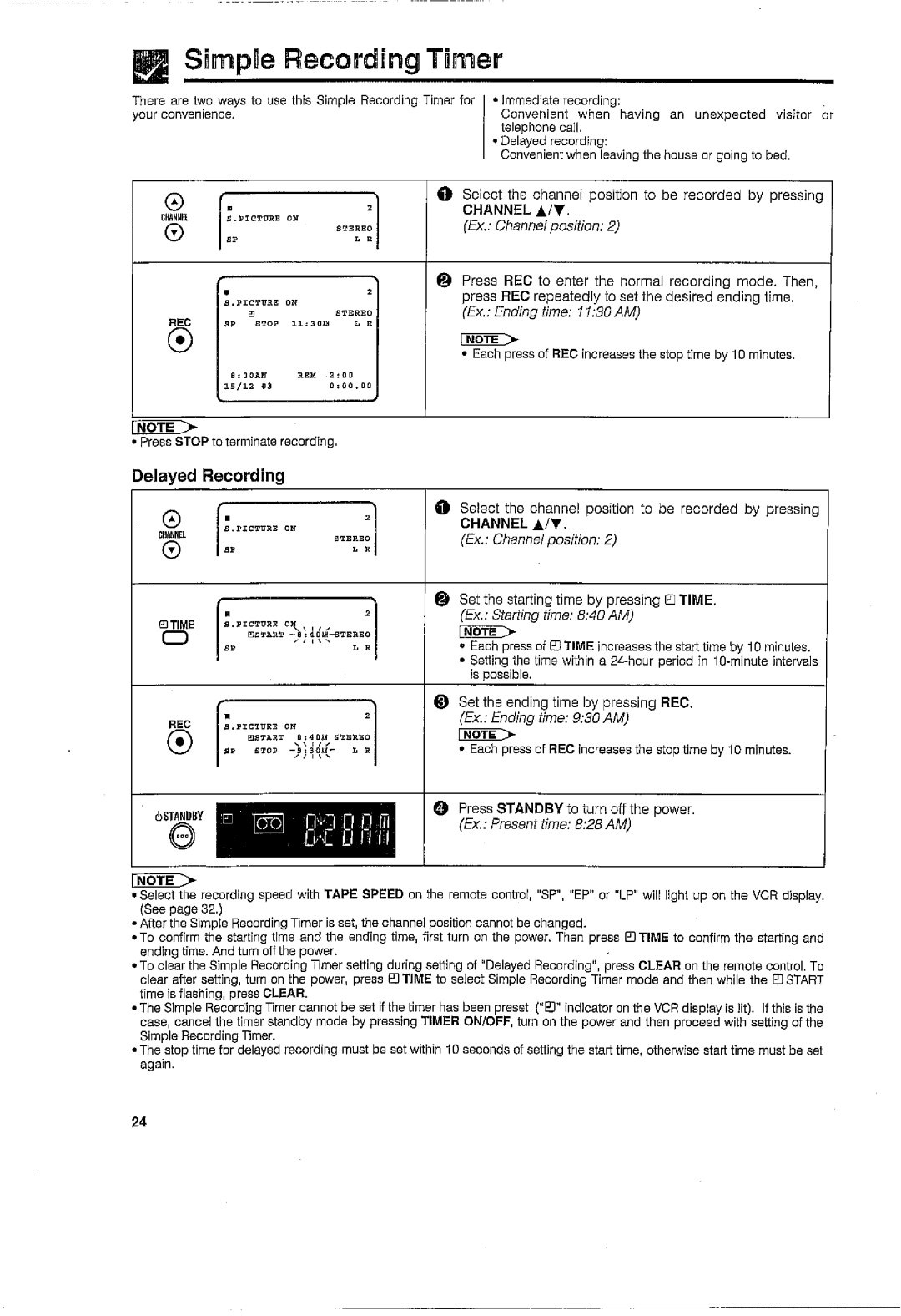 Sharp VC-H726X manual 