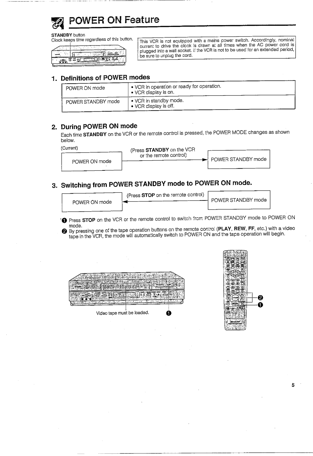 Sharp VC-H726X manual 