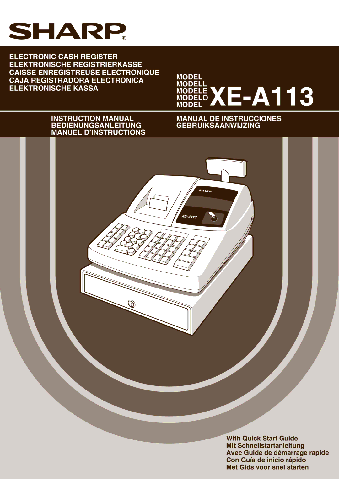 Sharp XE-A113 instruction manual Manual DE Instrucciones 