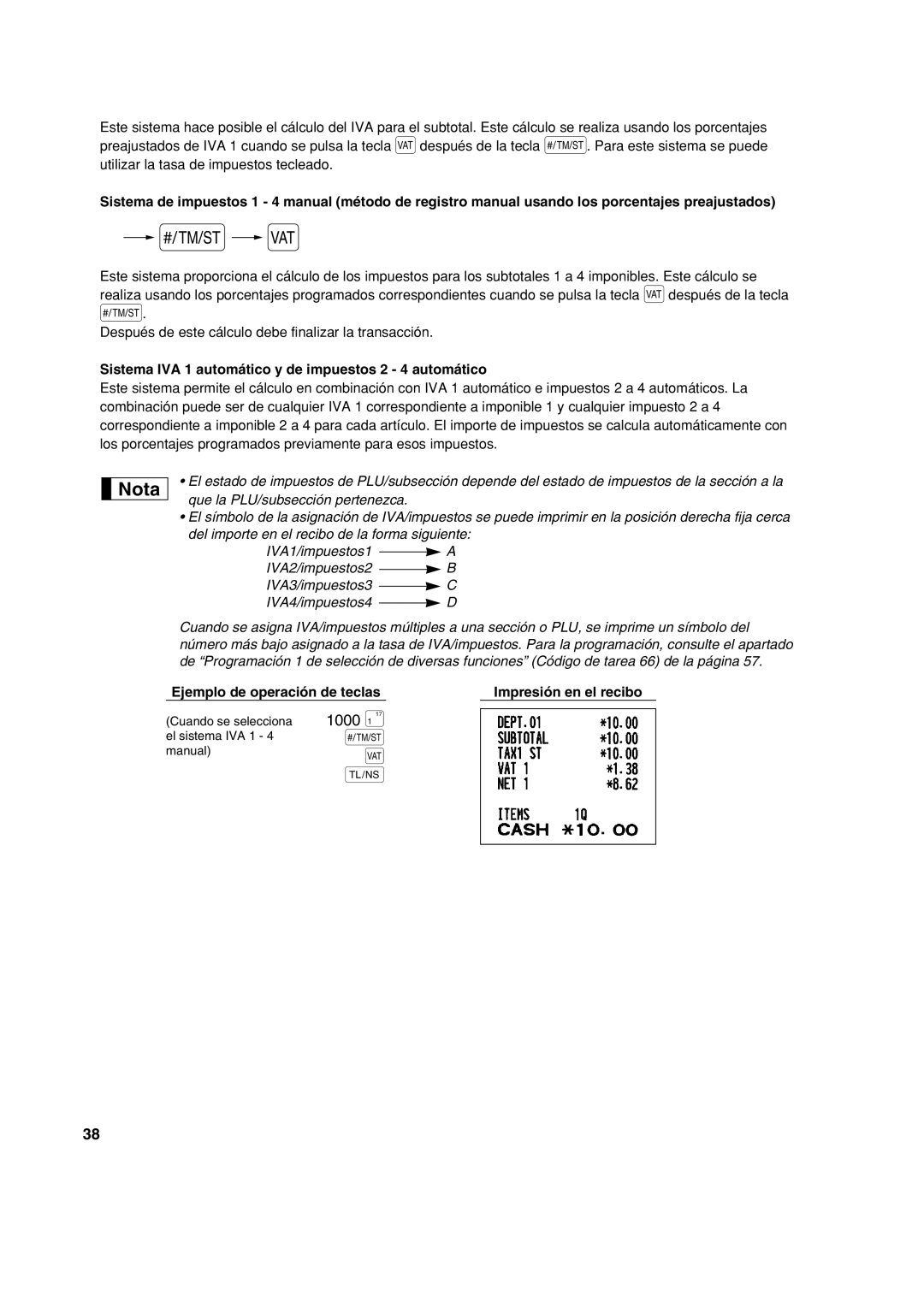 Sharp XE-A113 instruction manual Después de este cálculo debe finalizar la transacción 