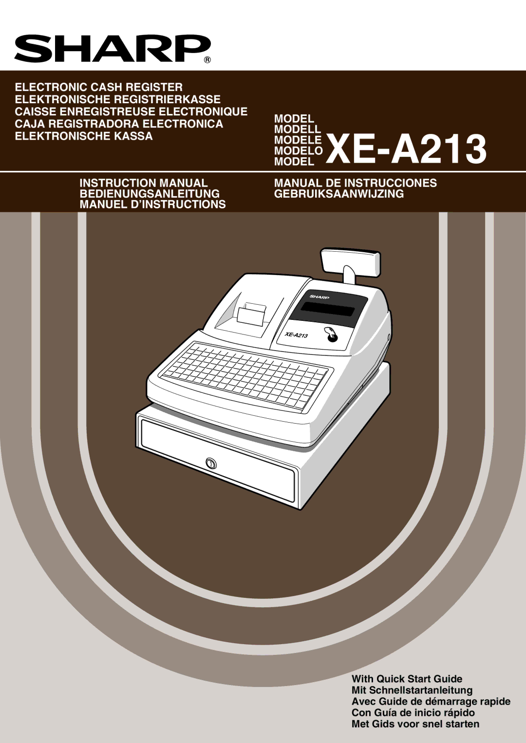 Sharp XE-A213 instruction manual Manual DE Instrucciones 