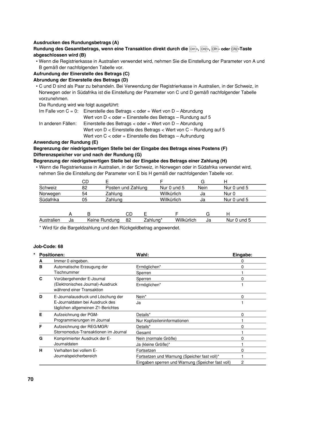 Sharp XE-A213 instruction manual Eingaben sperren und Warnung Speicher fast voll 