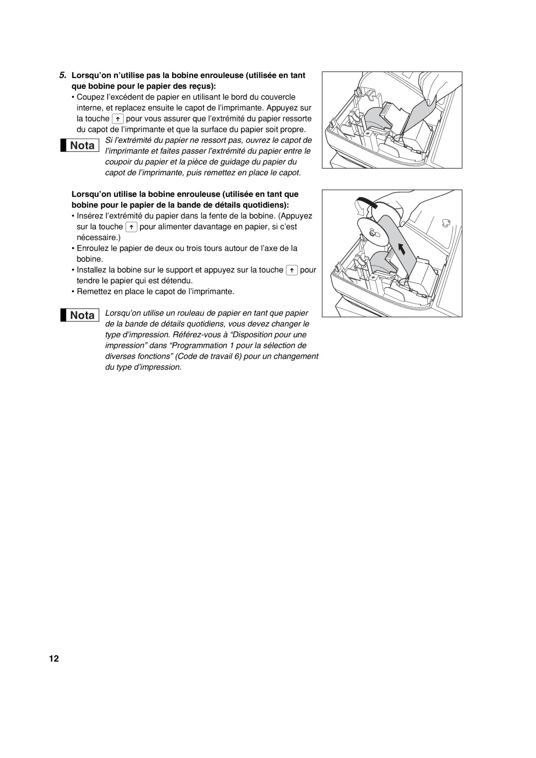 Sharp XE-A213 instruction manual Nota 