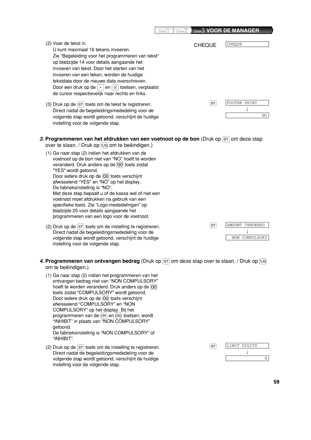 Sharp XE-A213 instruction manual Over te slaan. / Druk op a om te beëindigen 