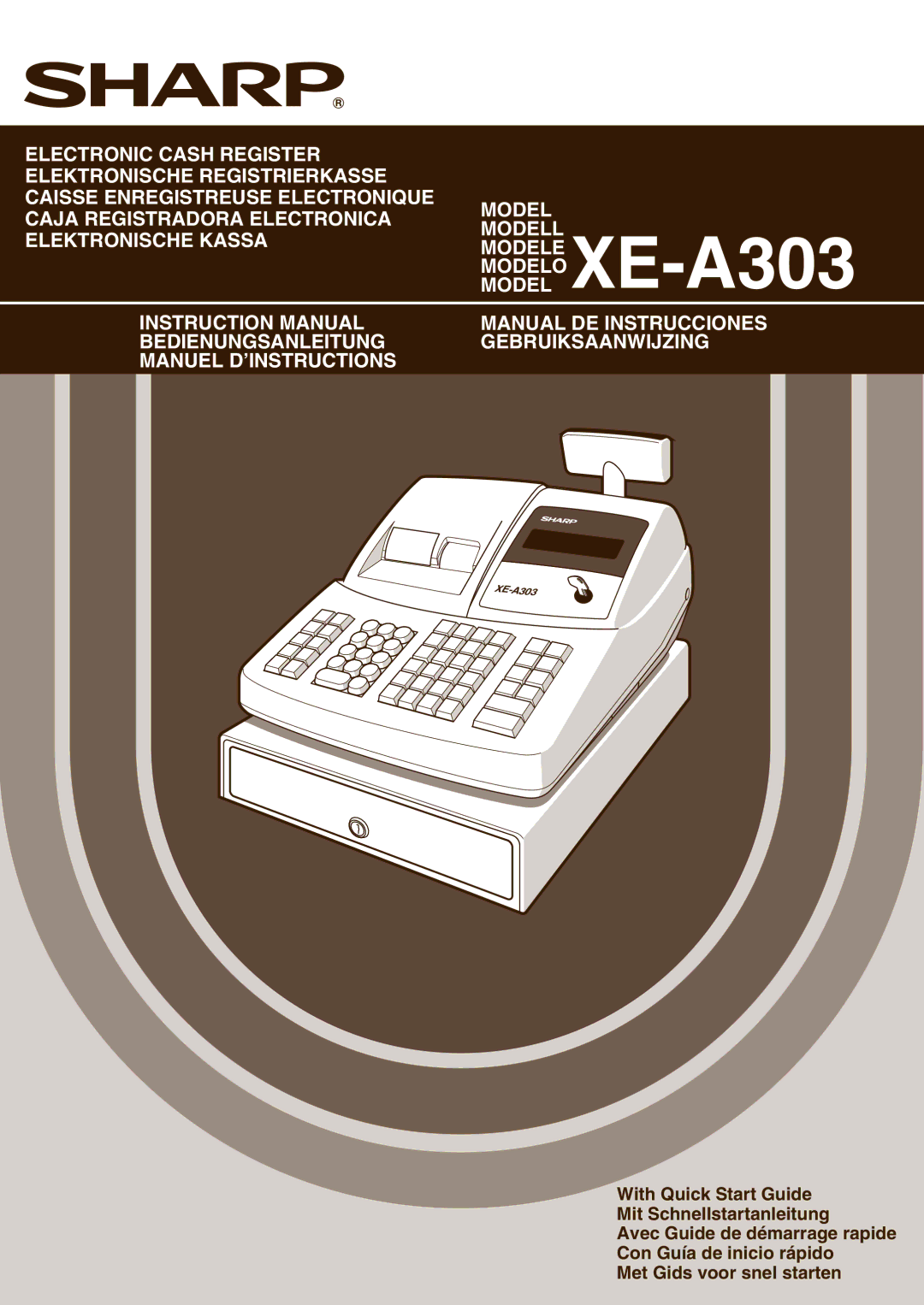 Sharp XE-A303 instruction manual Manual DE Instrucciones 