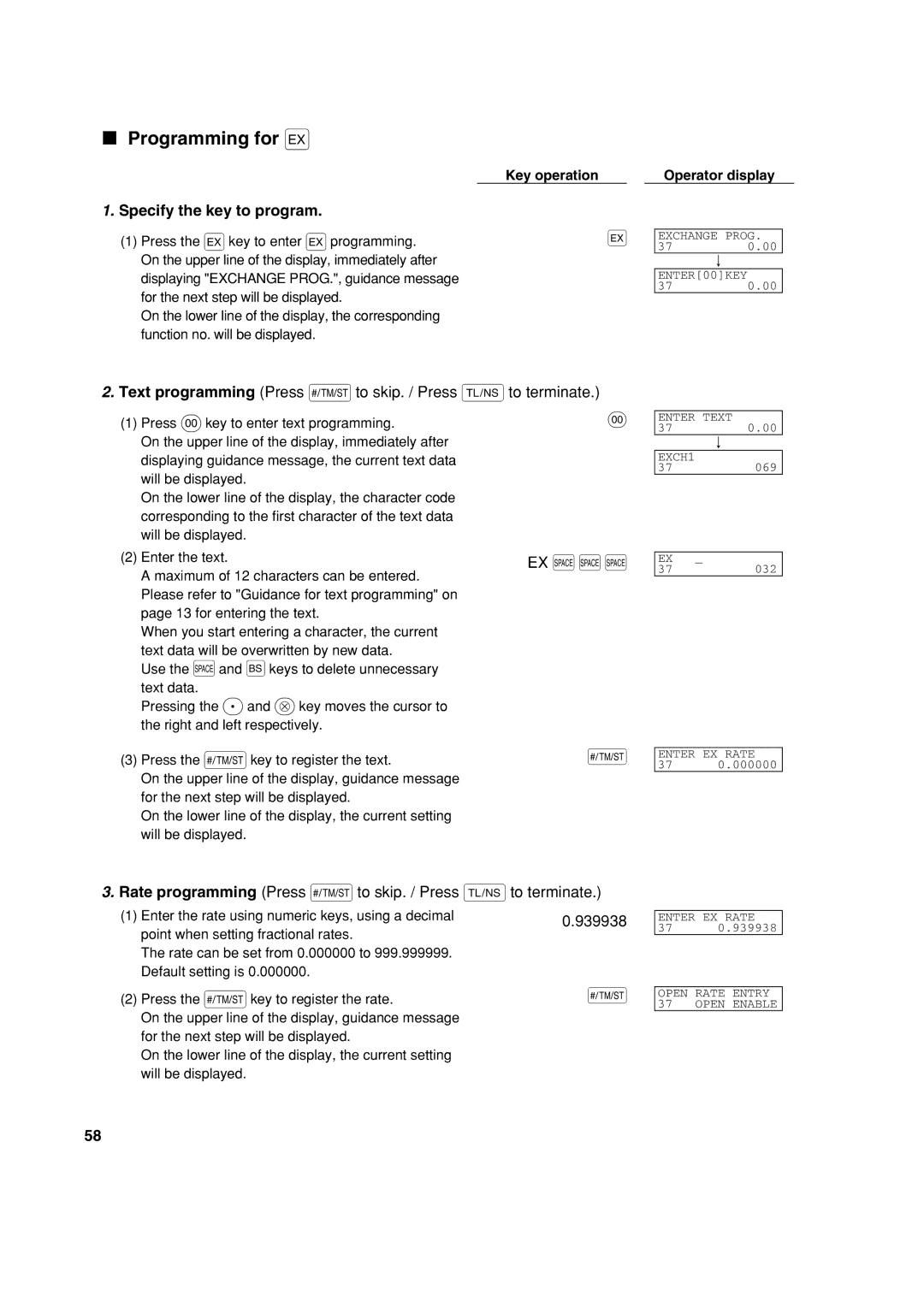 Sharp XE-A303 instruction manual Ex Sss, 939938 